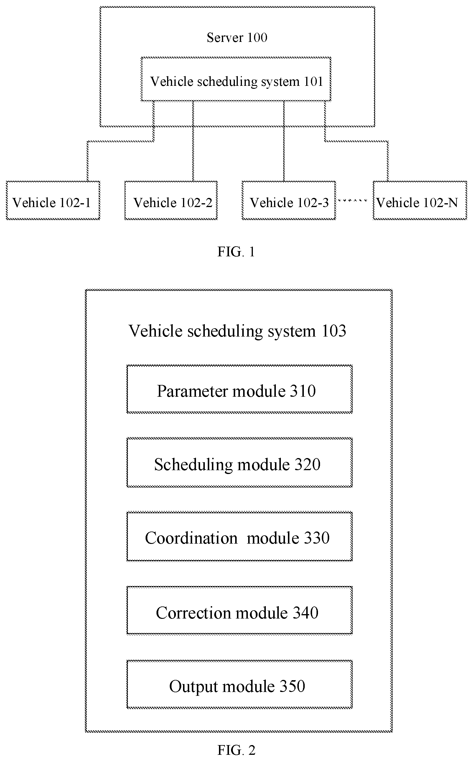 Patent US12106242 Figure 1 – Multi-vehicle coordination-based vehicle scheduling system and method, electronic apparatus, and storage medium