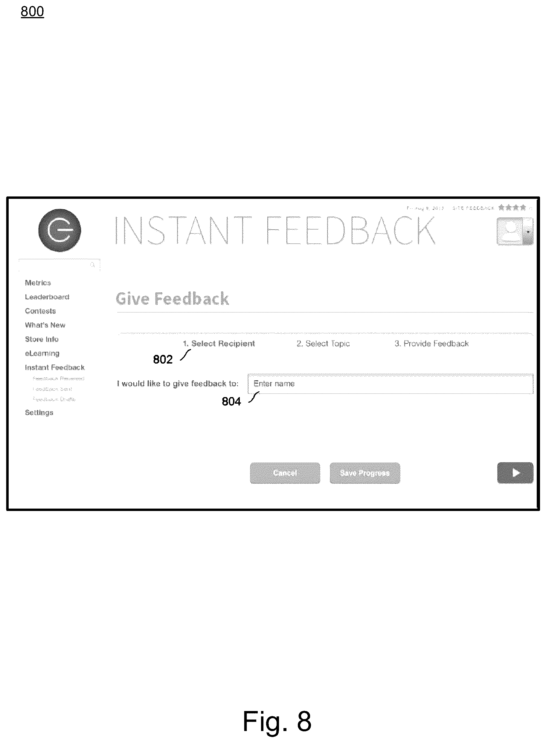 Patent US12106246 Figure 10 – System and method supporting ongoing worker feedback