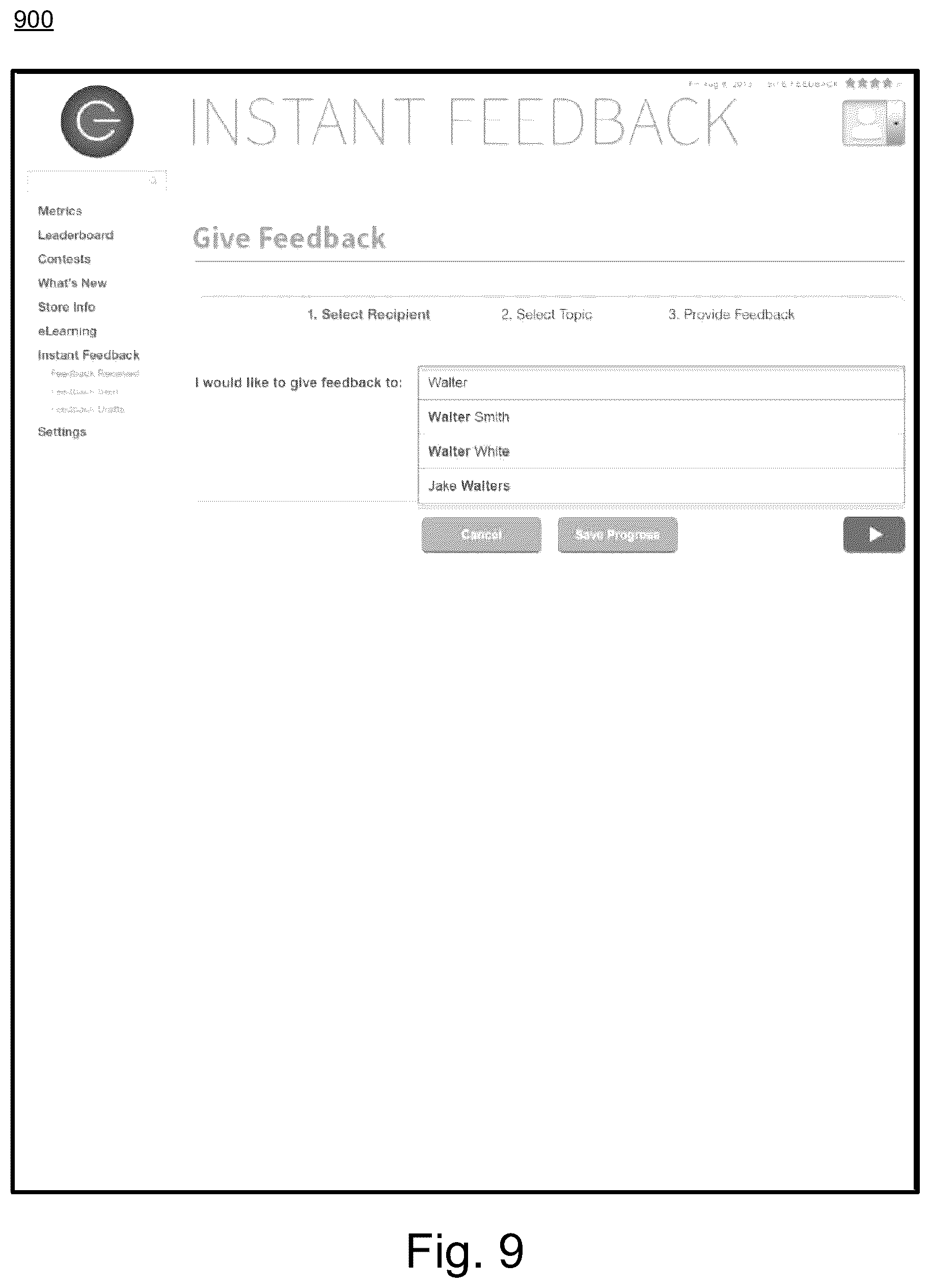 Patent US12106246 Figure 11 – System and method supporting ongoing worker feedback