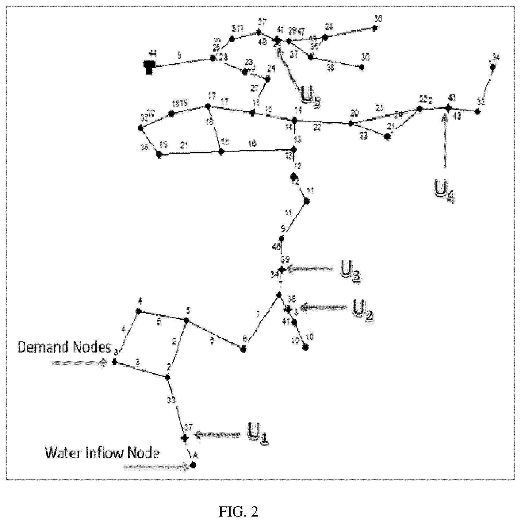Patent US12106252 Figure 2 – System and method facilitating decision making for disinfectant dosing in water in water distribution networks