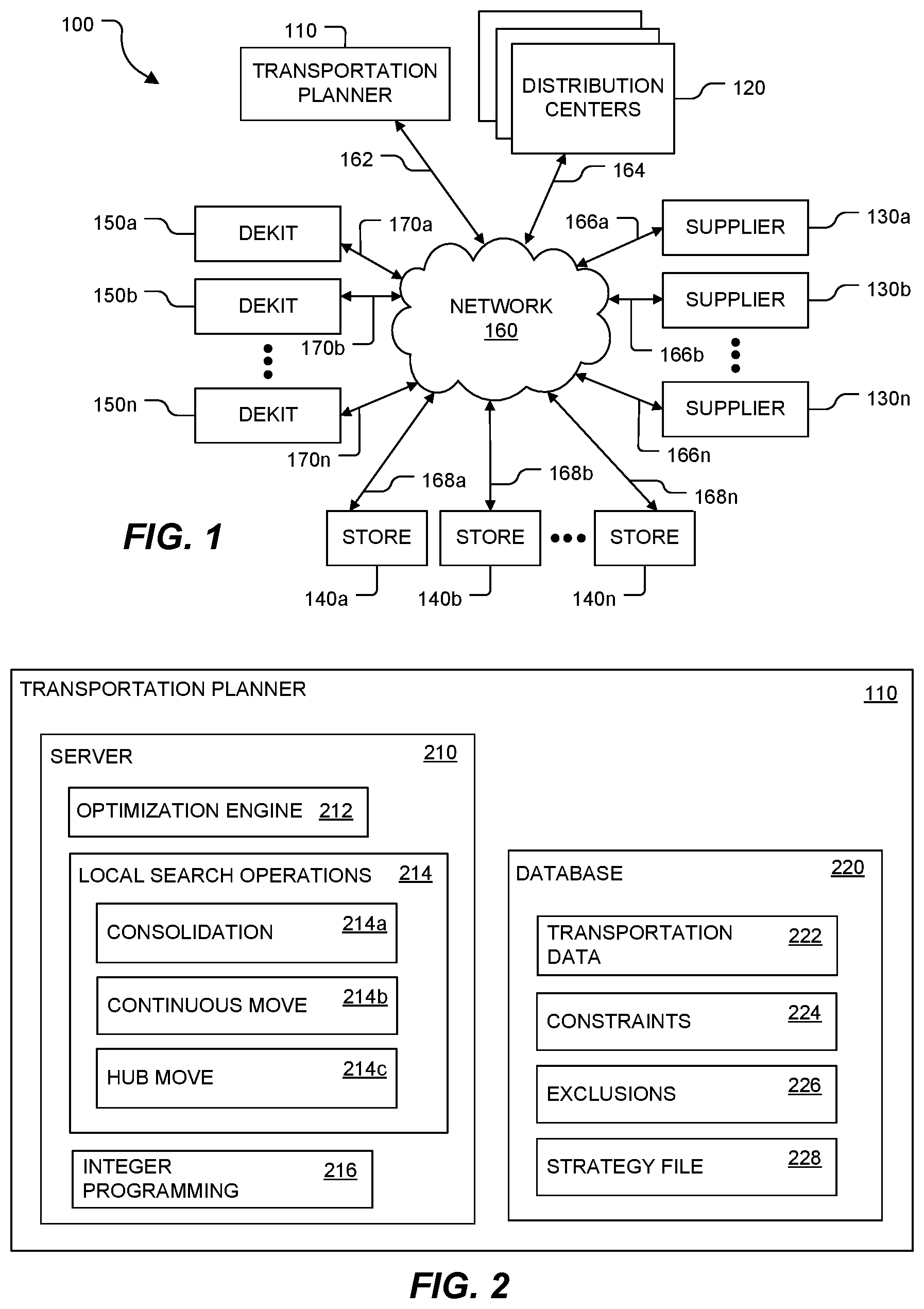 Patent US12106255 Figure 1 – Dynamically routing salvage shipments and associated method