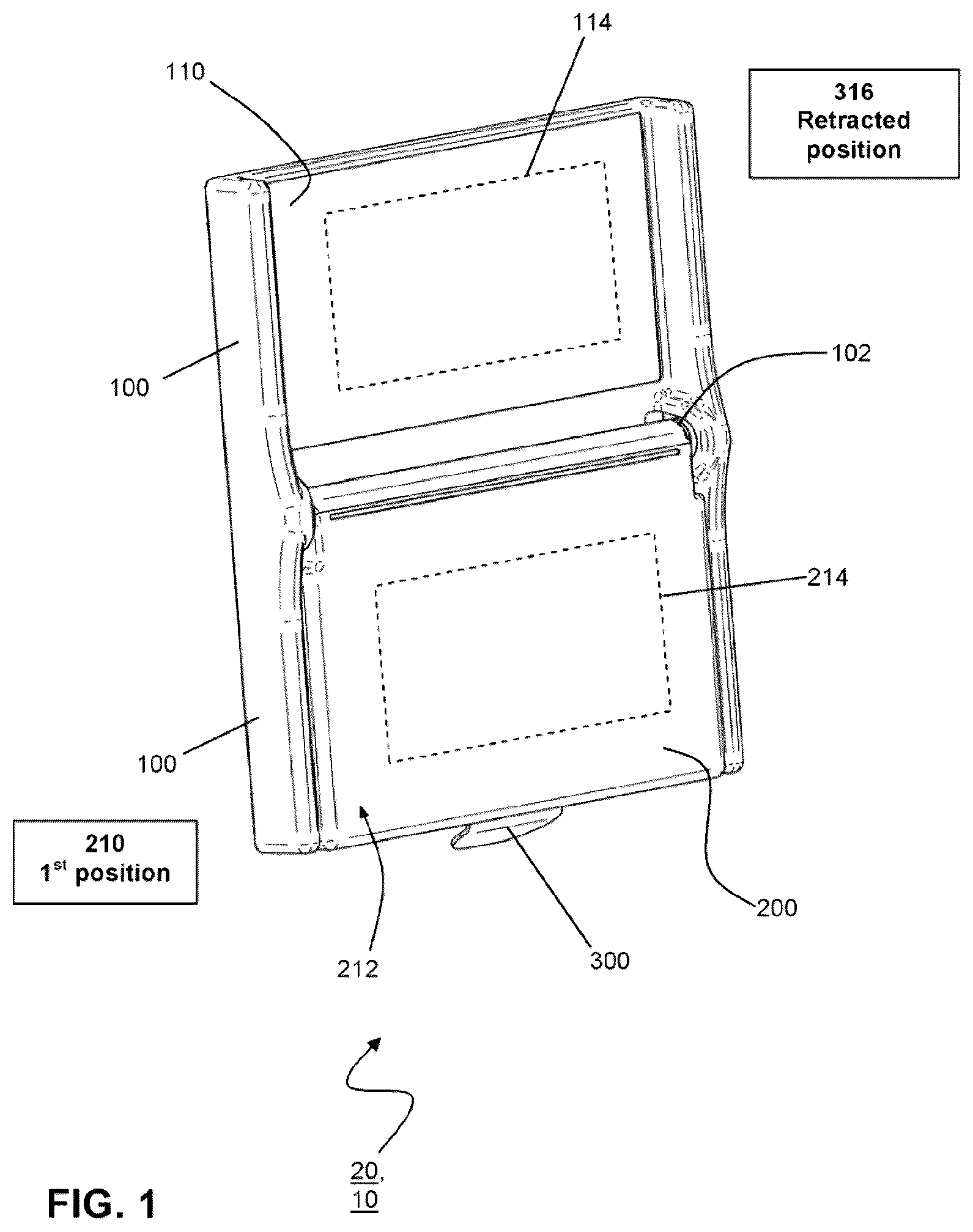 Patent US12106266 Figure 1 – Device for indicating status of a container and related methods