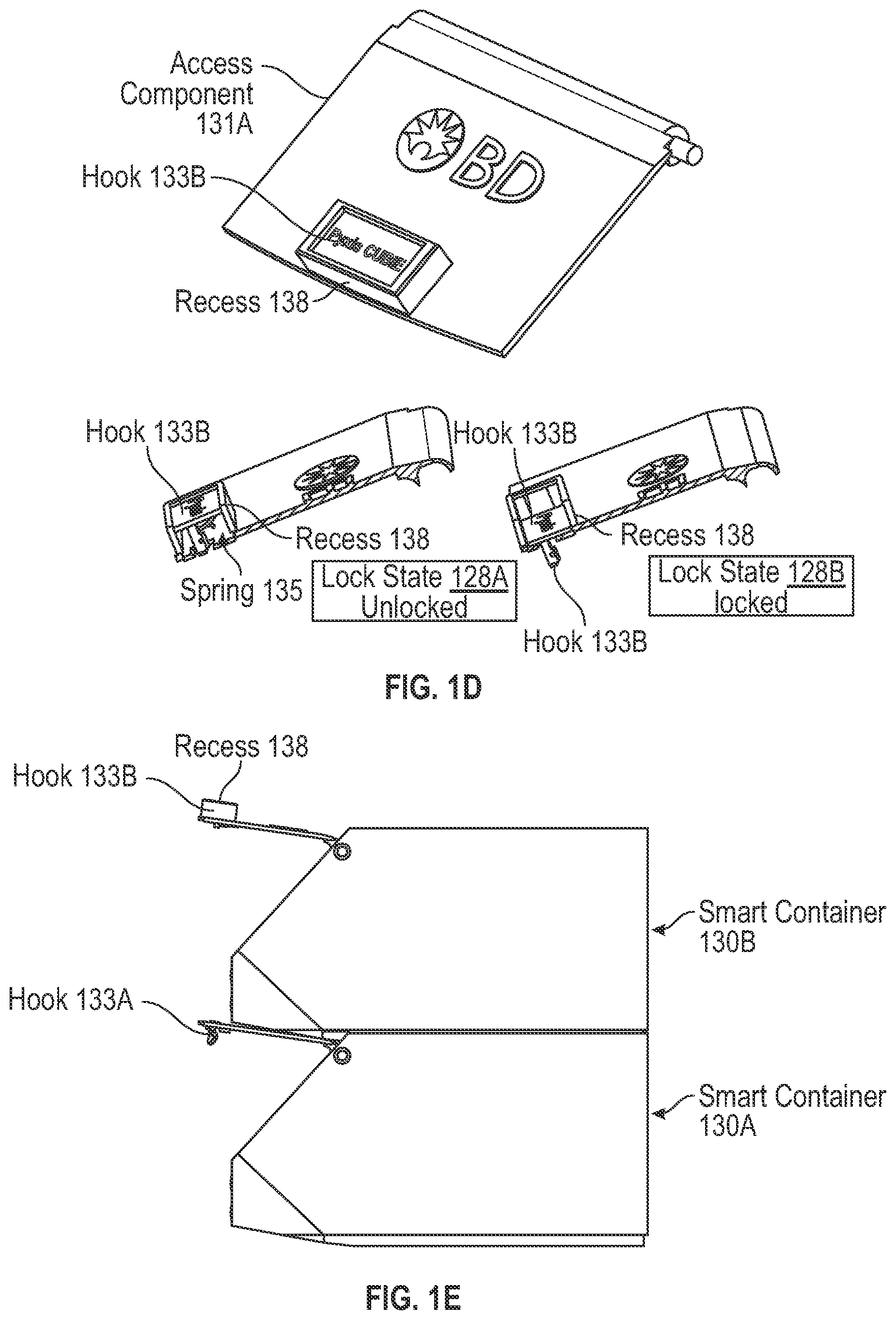 Patent US12106267 Figure 3 – Secure smart container assembly, systems, and methods