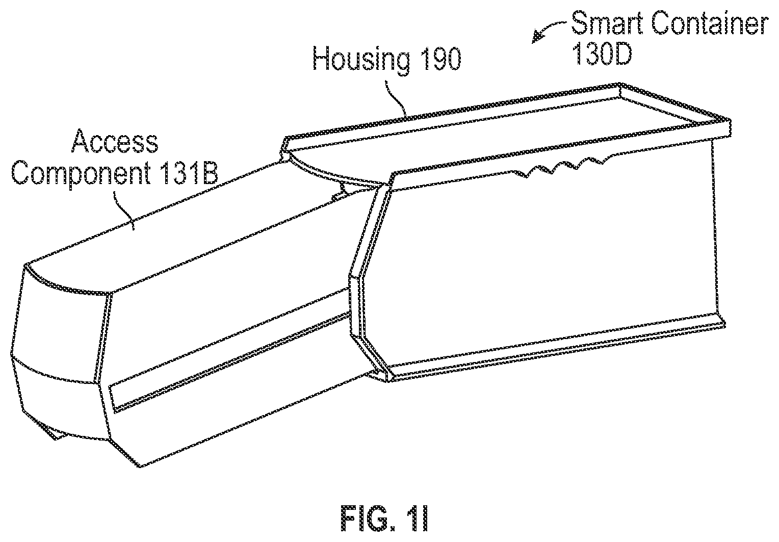 Patent US12106267 Figure 6 – Secure smart container assembly, systems, and methods