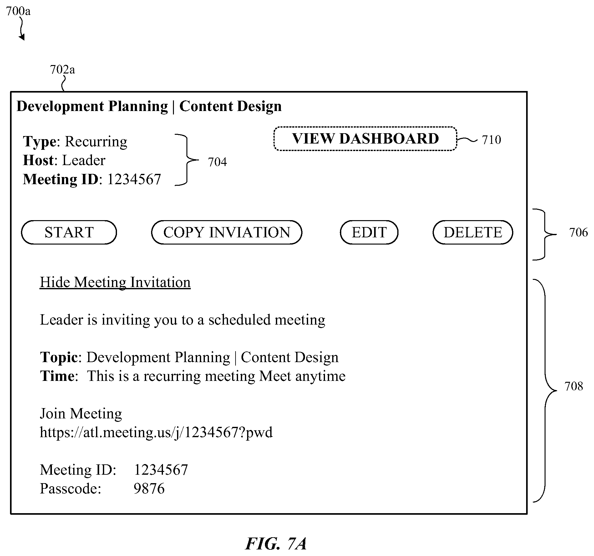 Patent US12106269 Figure 8 – Video conferencing interface for analyzing and visualizing issue and task progress managed by an issue tracking system