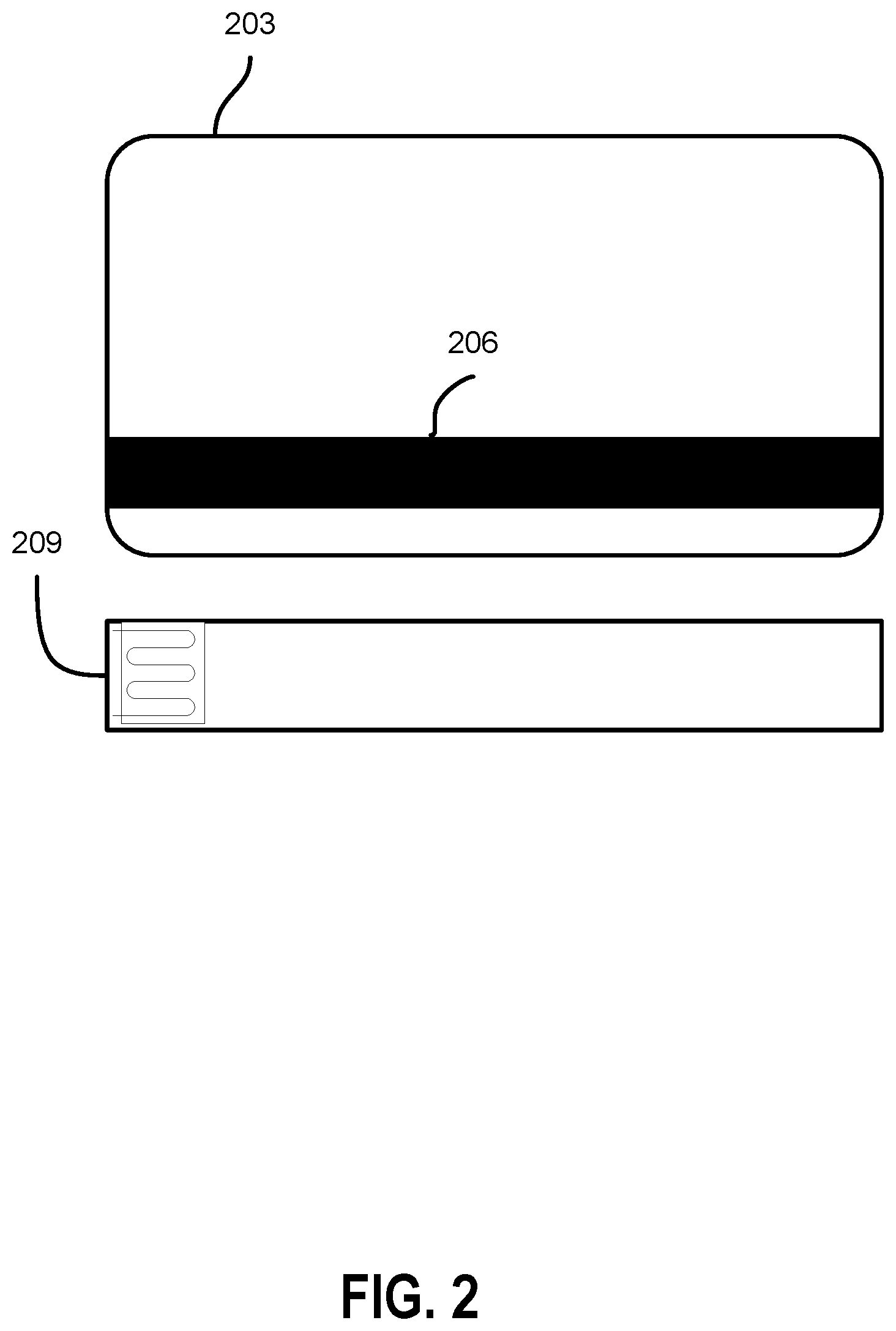 Patent US12106284 Figure 2 – Local hardware deactivation of a transaction card