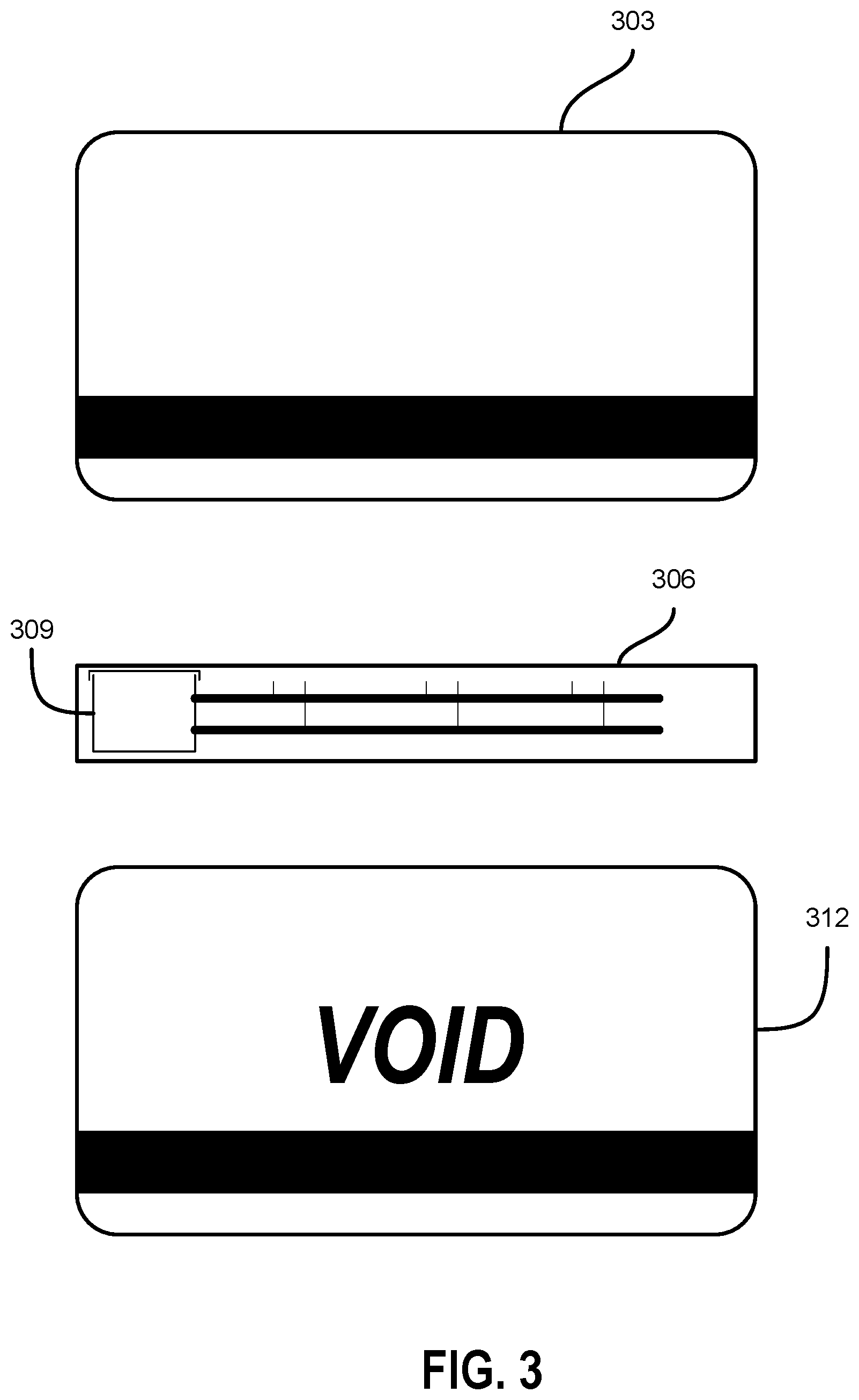 Patent US12106284 Figure 3 – Local hardware deactivation of a transaction card