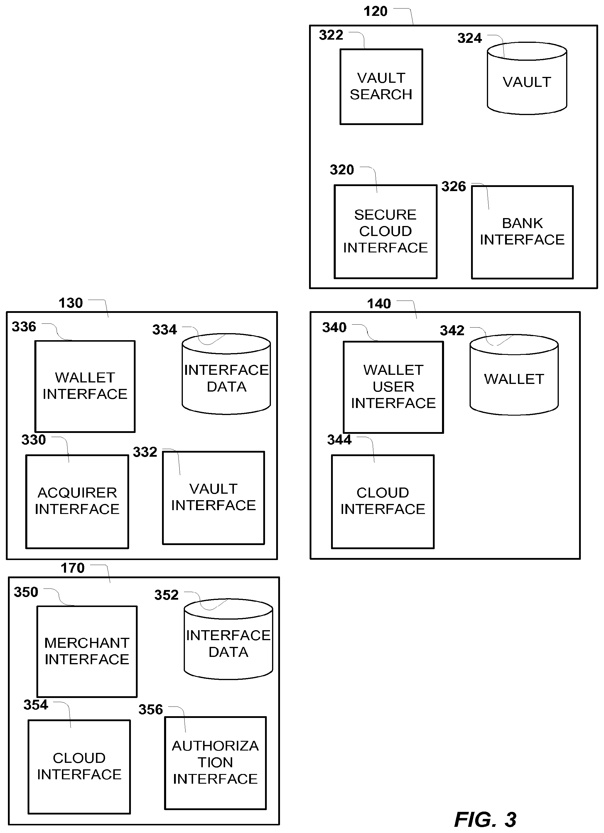 Patent US12106301 Figure 3 – Secure payment processing
