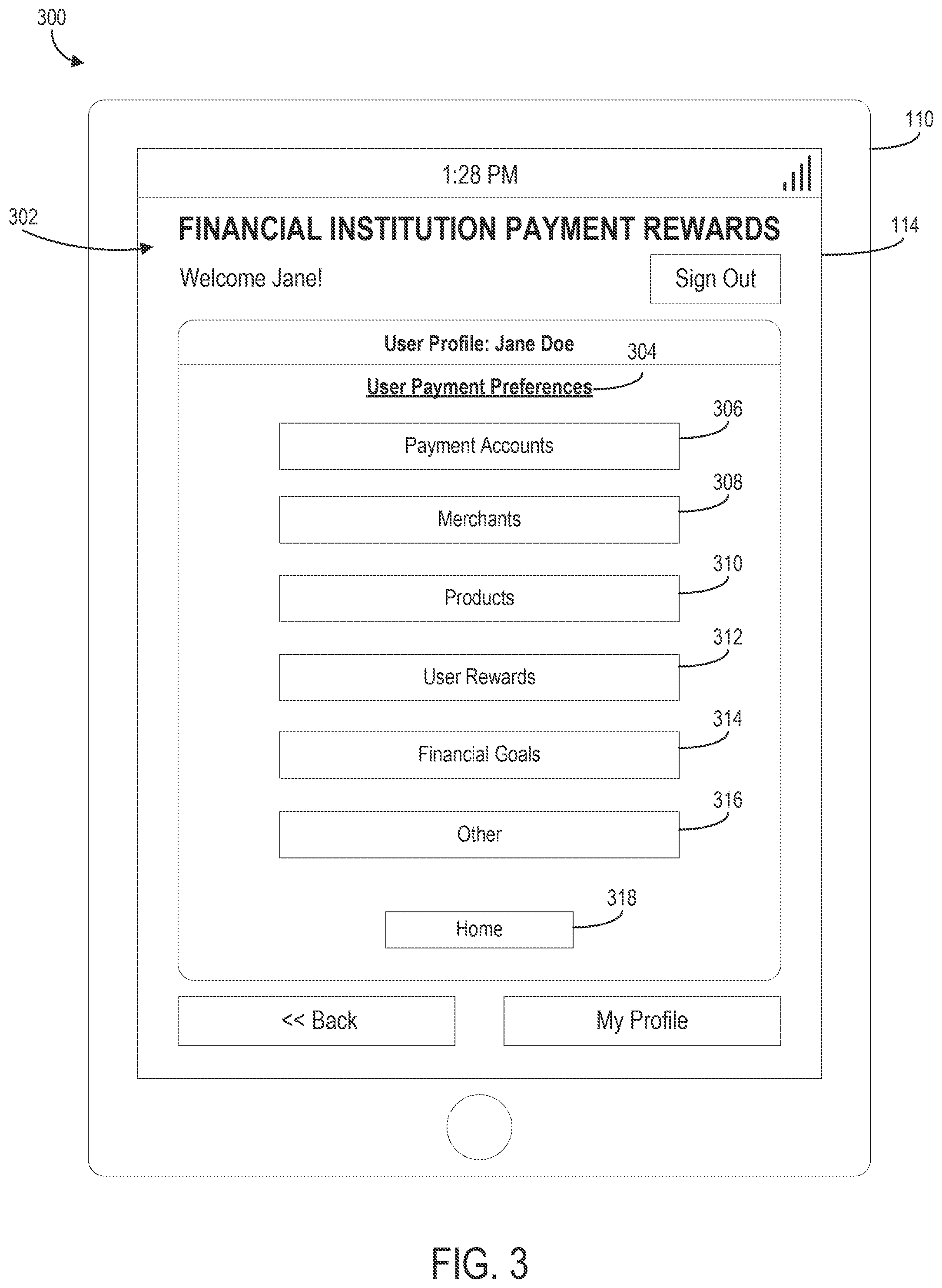 Patent US12106322 Figure 3 – Systems and methods for providing real-time payment recommendations and offers