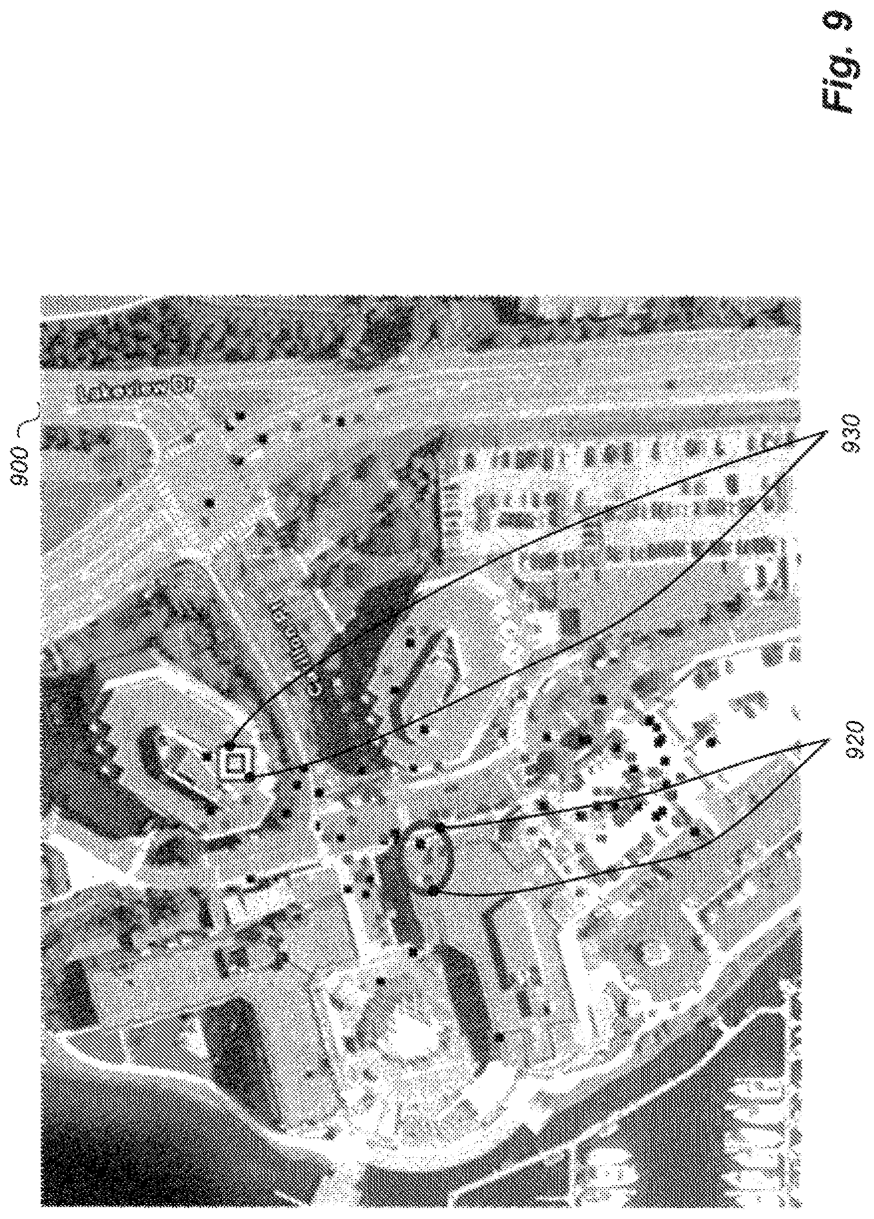 Patent US12106326 Figure 9 – Determining locations of interest based on user visits