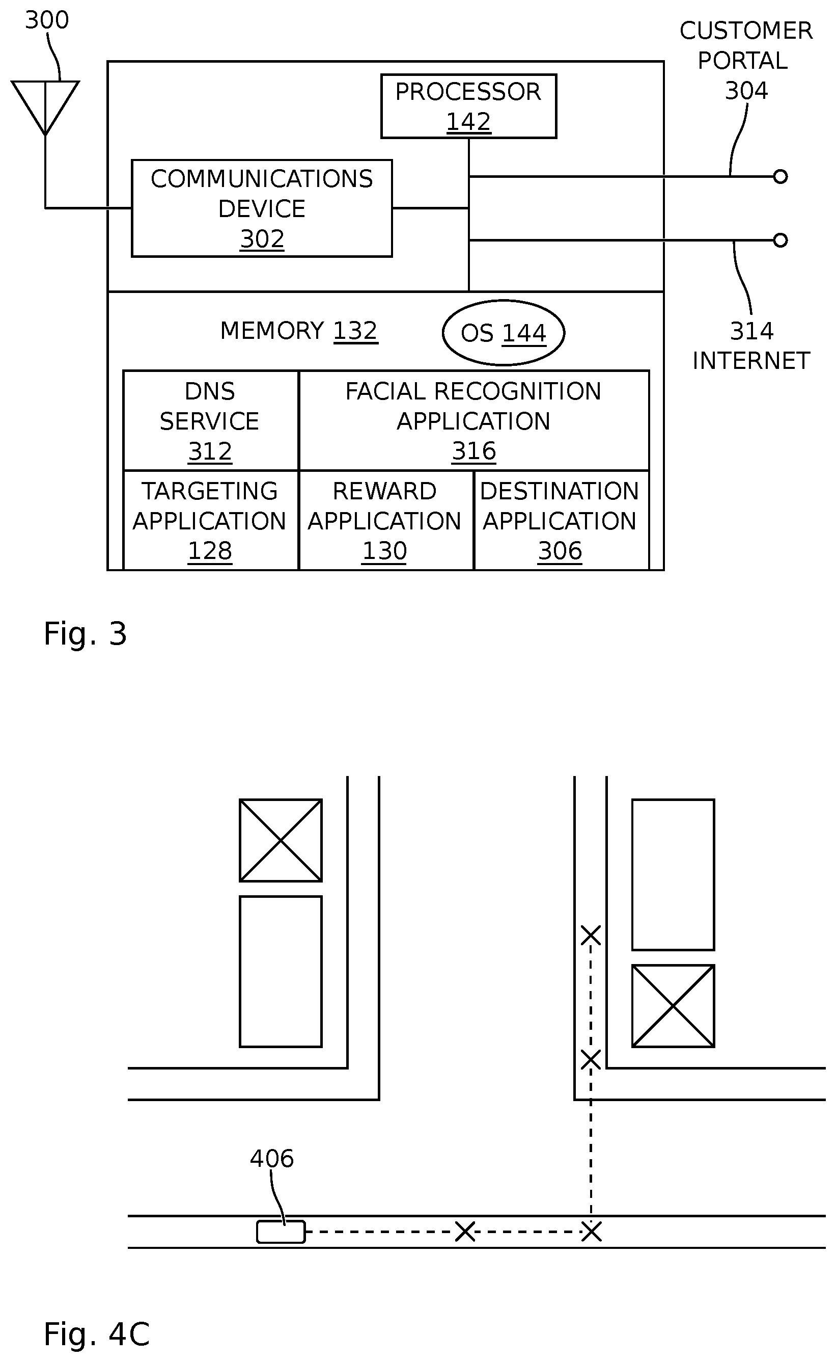 Patent US12106327 Figure 4 – System and method for third party mobile media control