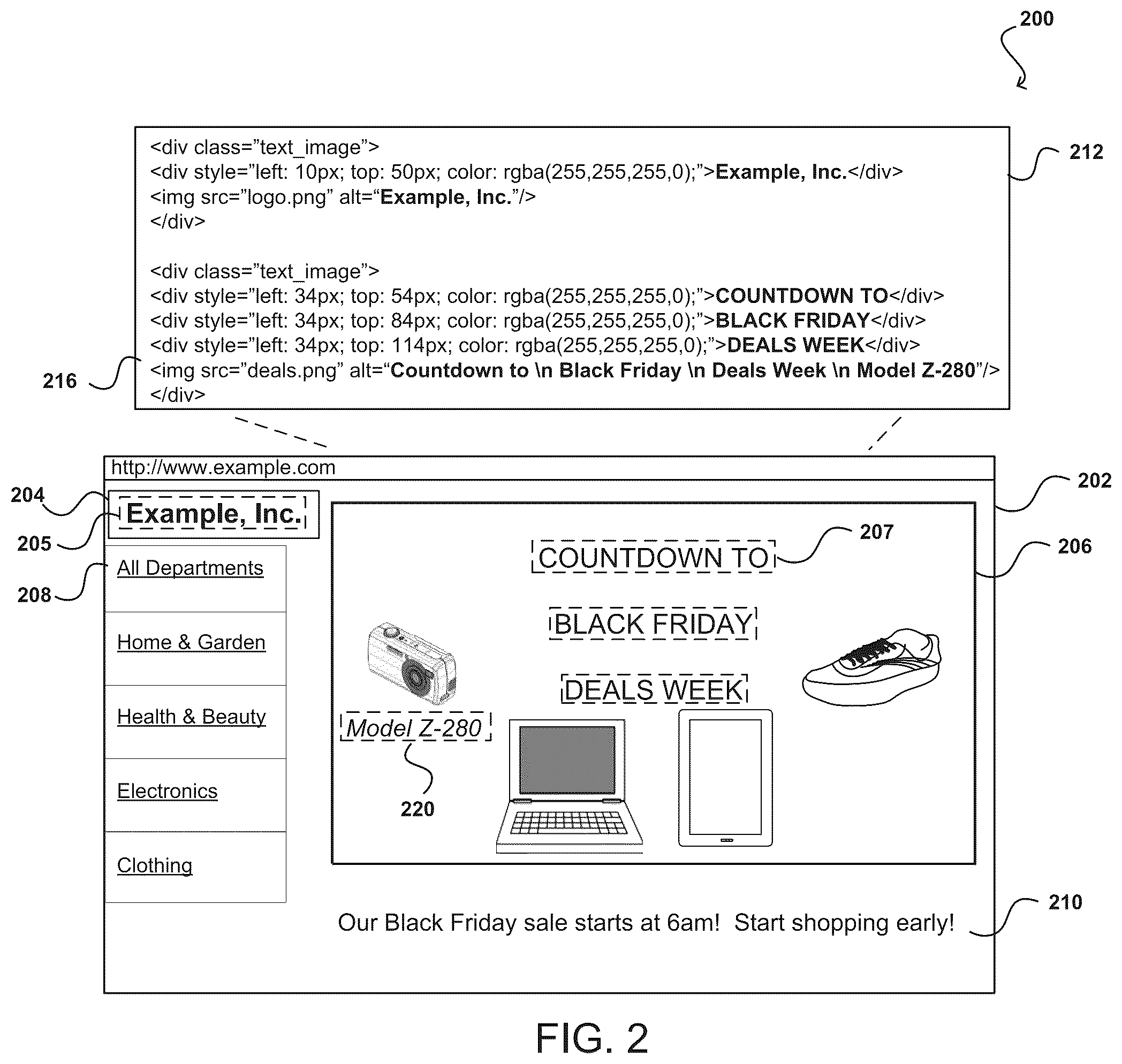 Patent US12106333 Figure 2 – Media processing techniques for enhancing content