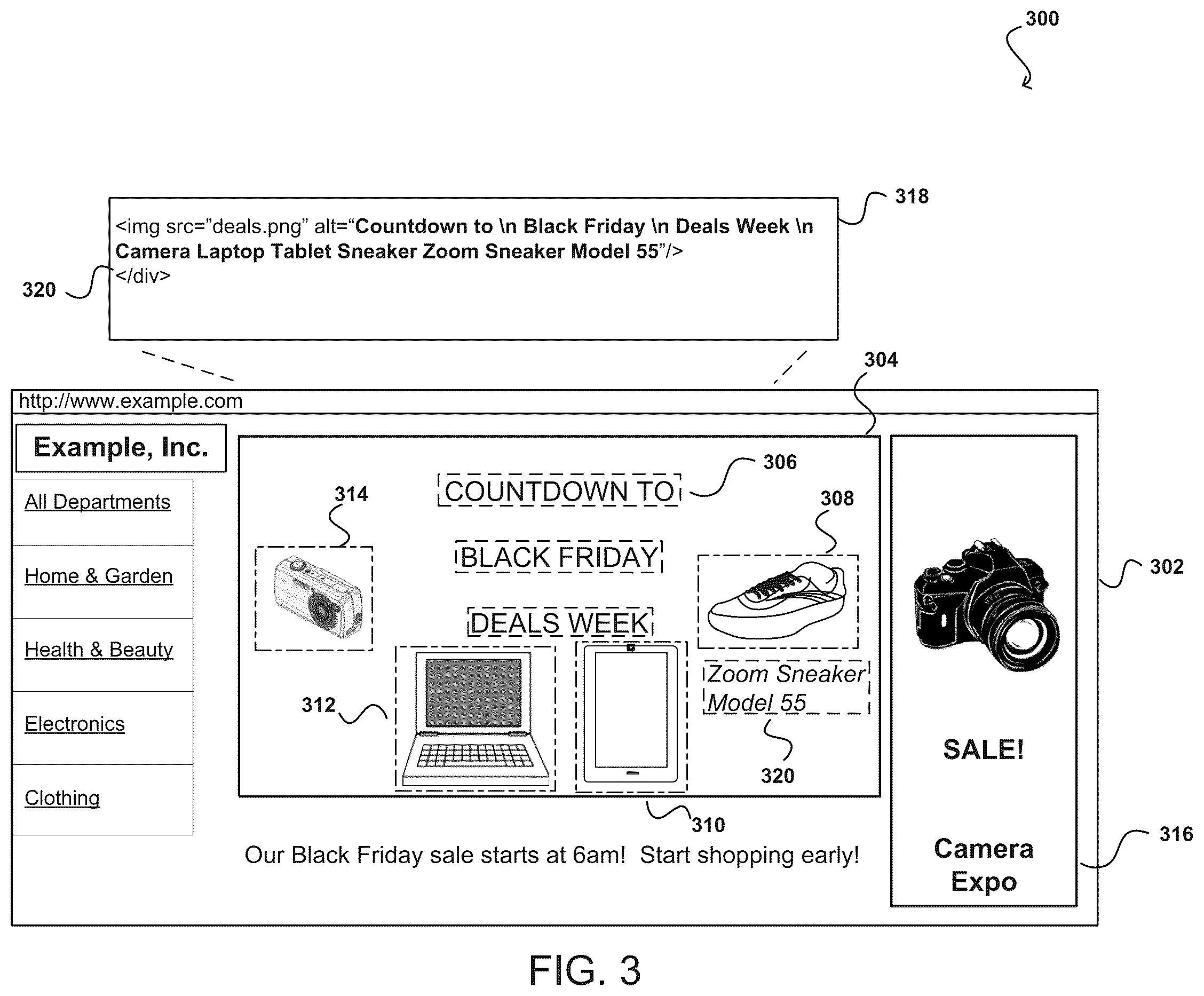 Patent US12106333 Figure 3 – Media processing techniques for enhancing content