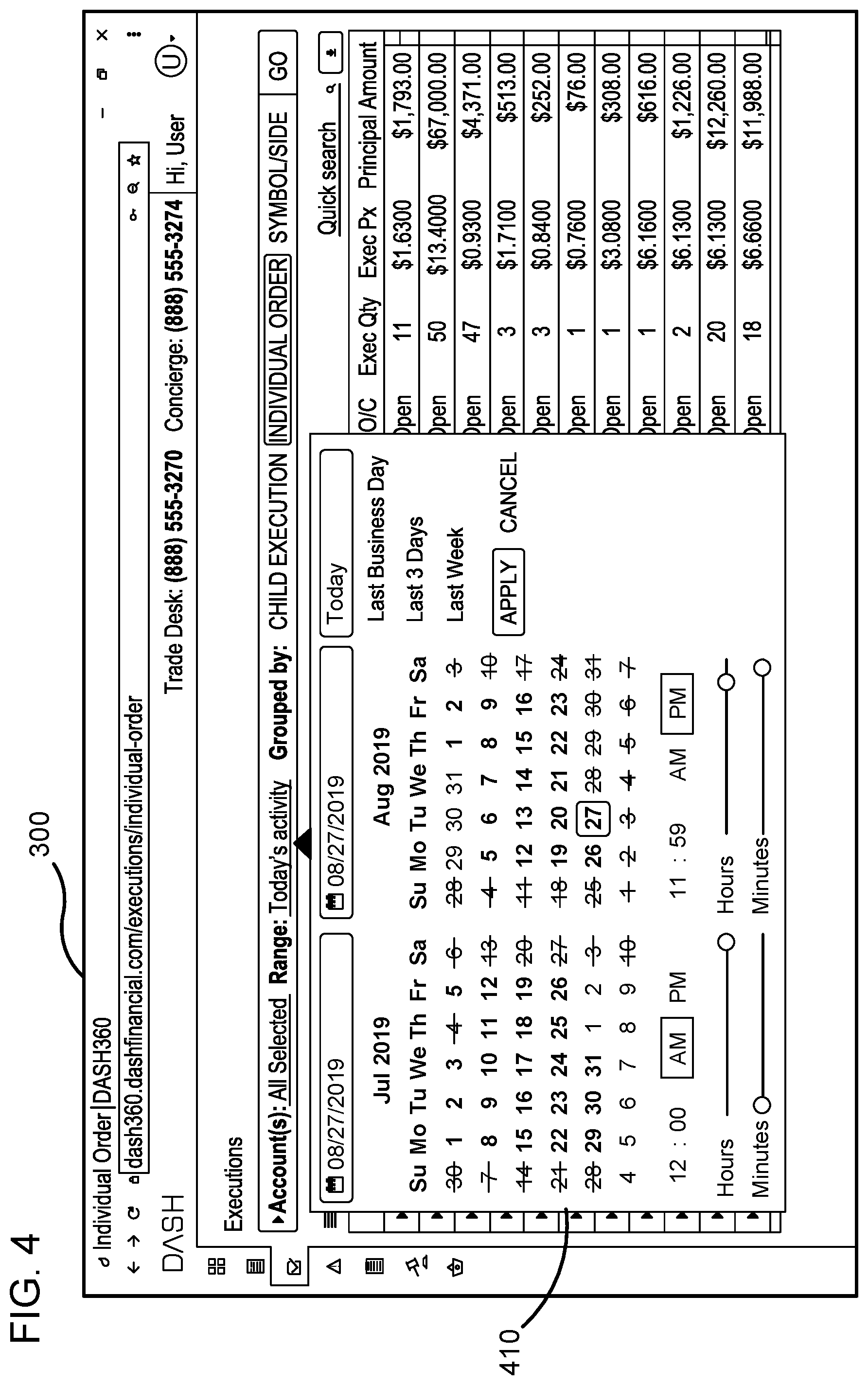 Patent US12106340 Figure 5 – Data activity visibility