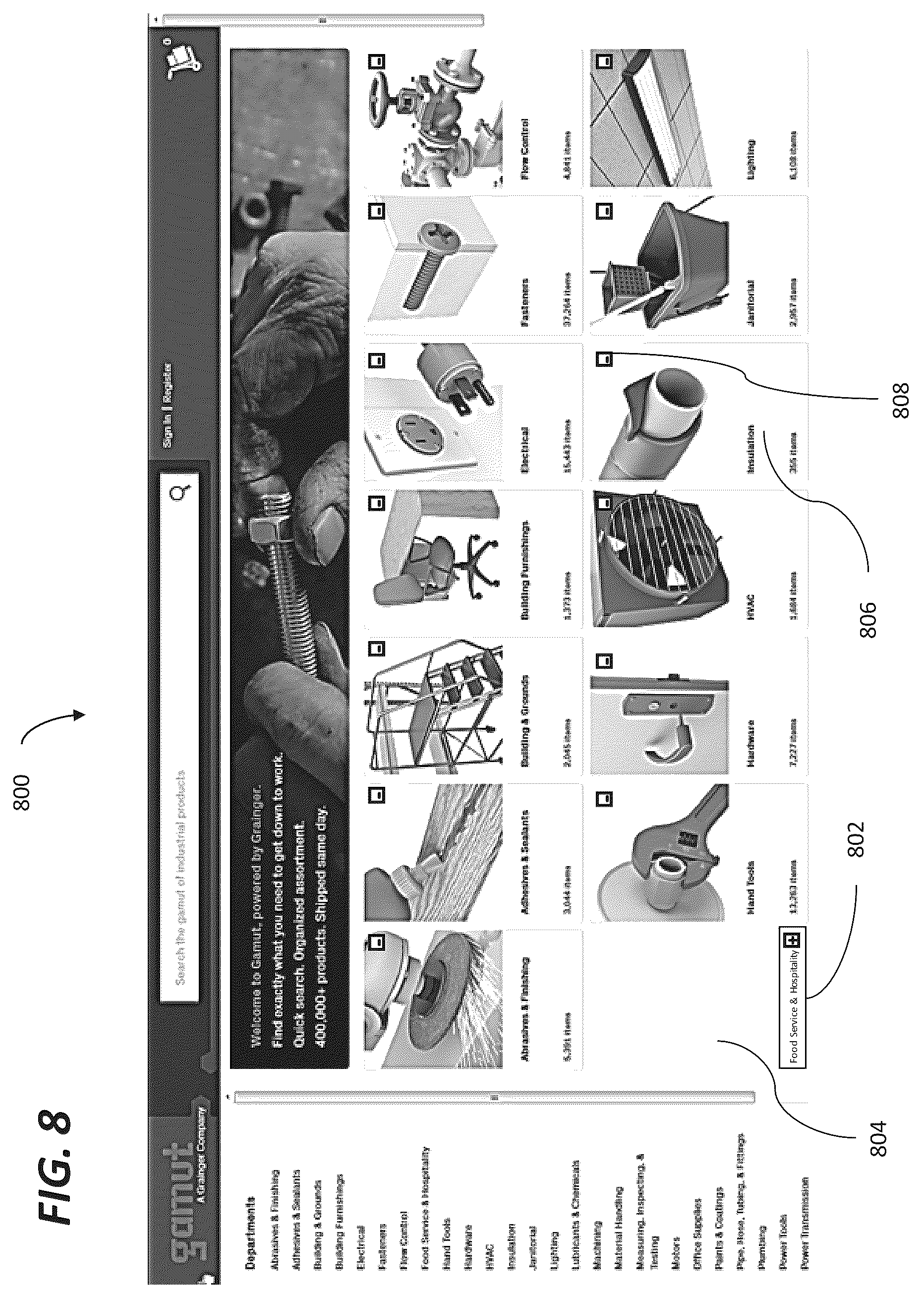 Patent US12106357 Figure 7 – Crowd sourced real-time search engine filters and user interfaces