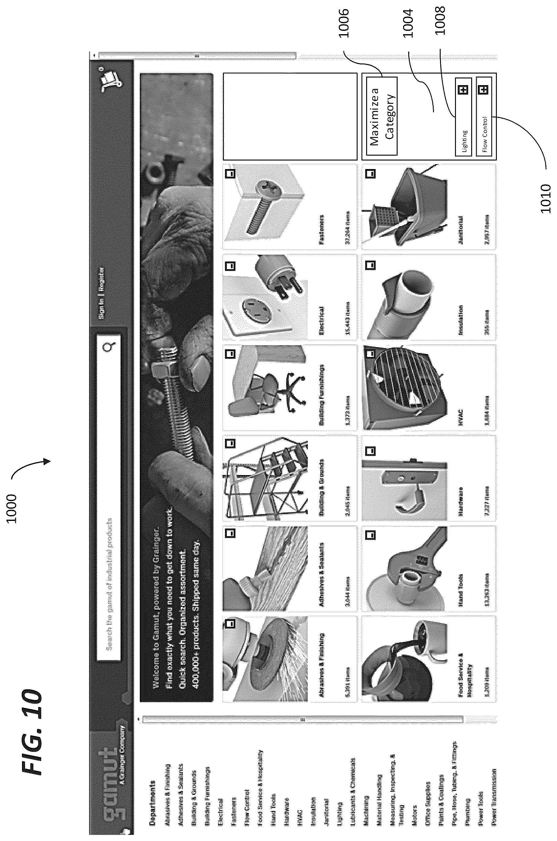 Patent US12106357 Figure 9 – Crowd sourced real-time search engine filters and user interfaces