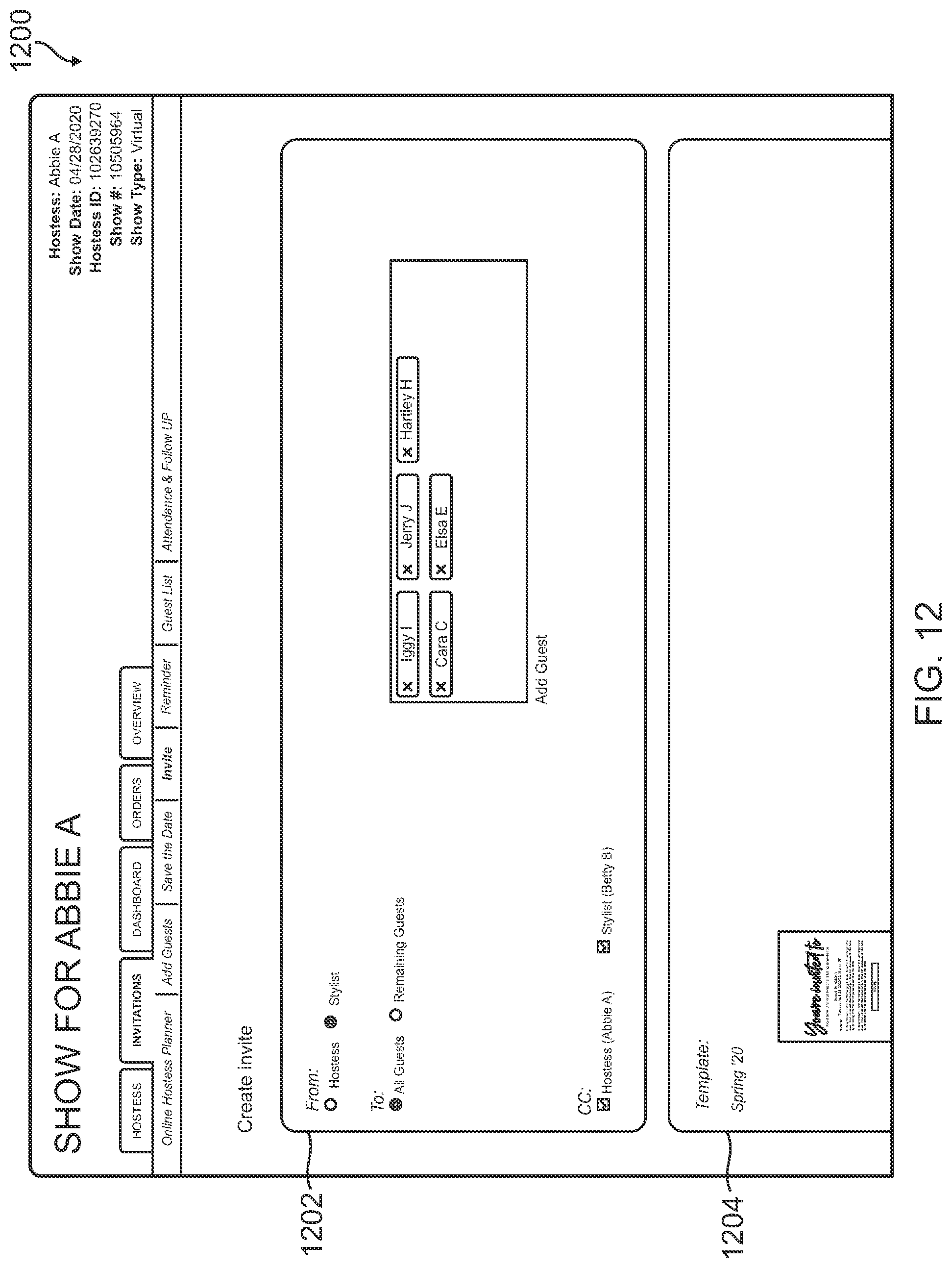 Patent US12106359 Figure 13 – Online social and collaborative commerce system and method thereof