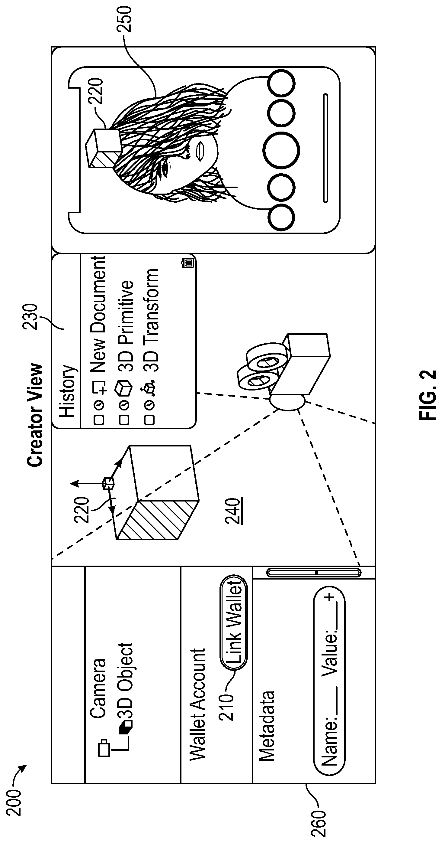 Patent US12106360 Figure 2 – Generating virtual digital objects using blockchain technology