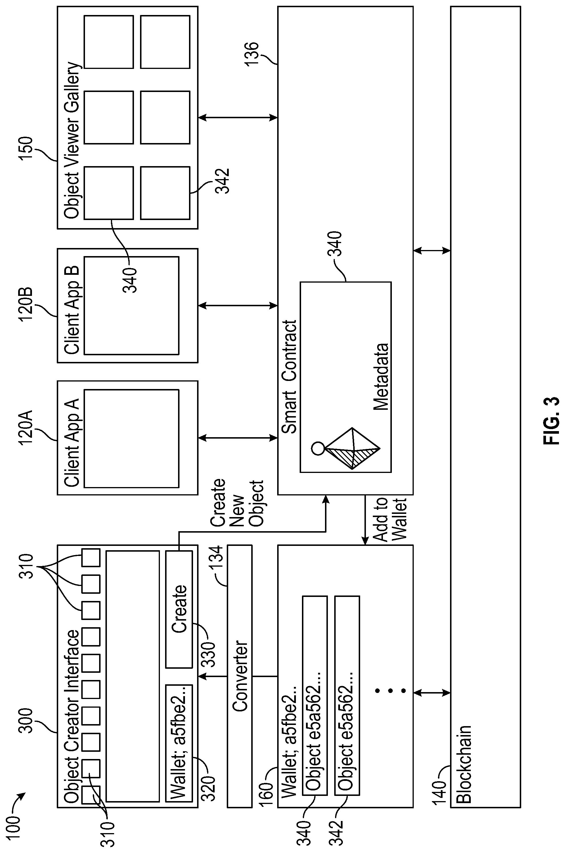 Patent US12106360 Figure 3 – Generating virtual digital objects using blockchain technology