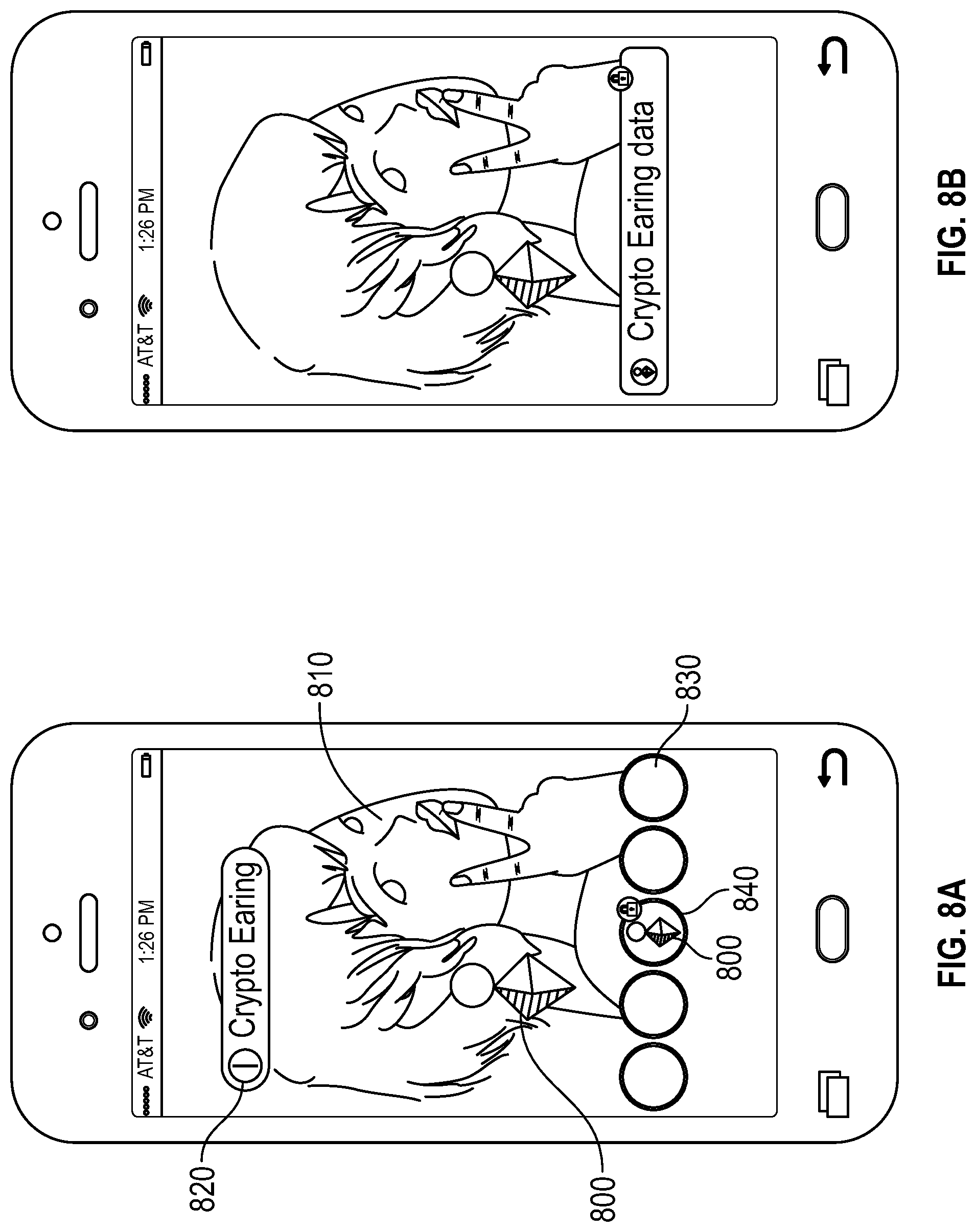 Patent US12106360 Figure 8 – Generating virtual digital objects using blockchain technology