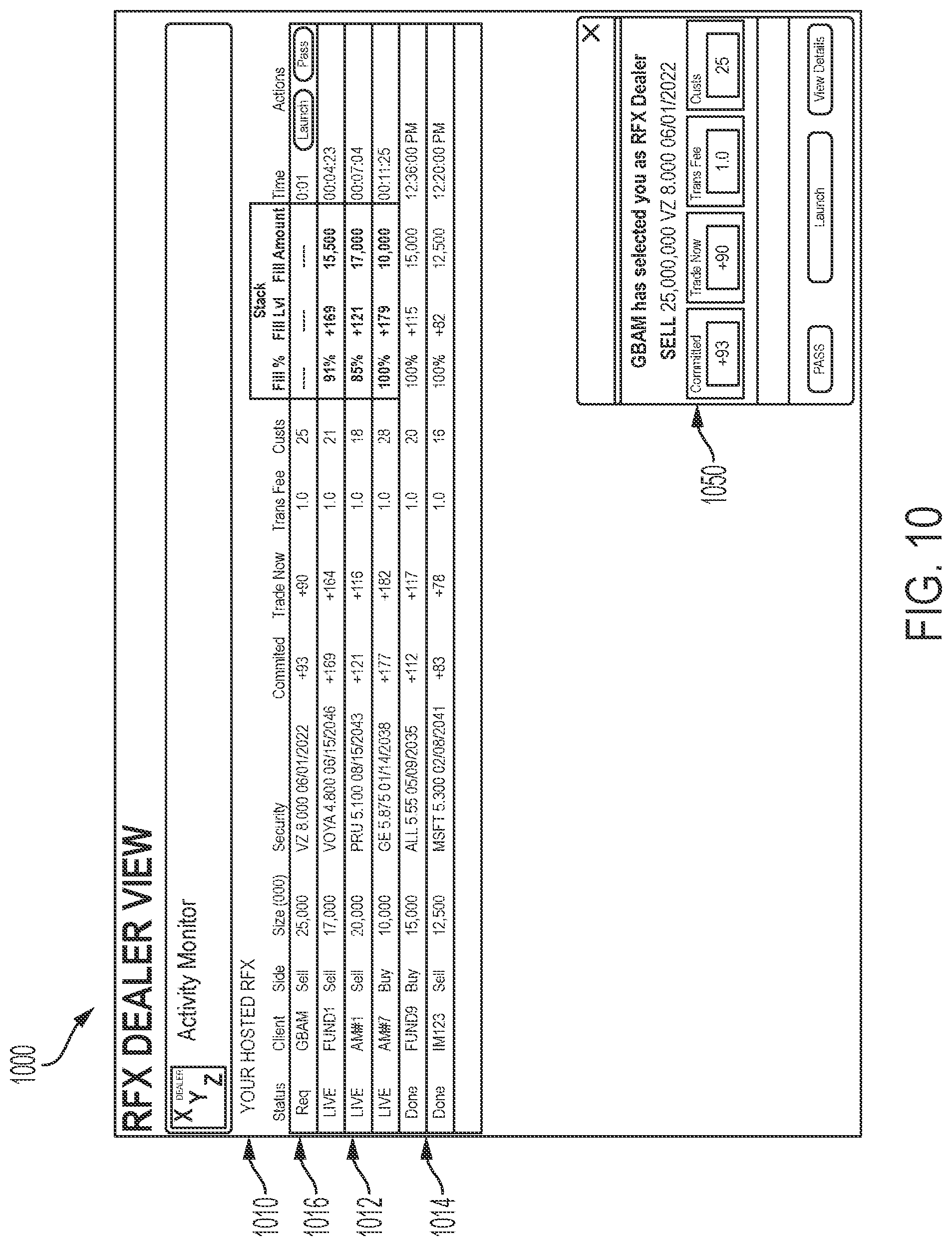 Patent US12106366 Figure 12 – Computer platforms configured to implement a specialized communication session protocol for electronic execution of electronic transactions and methods of use thereof