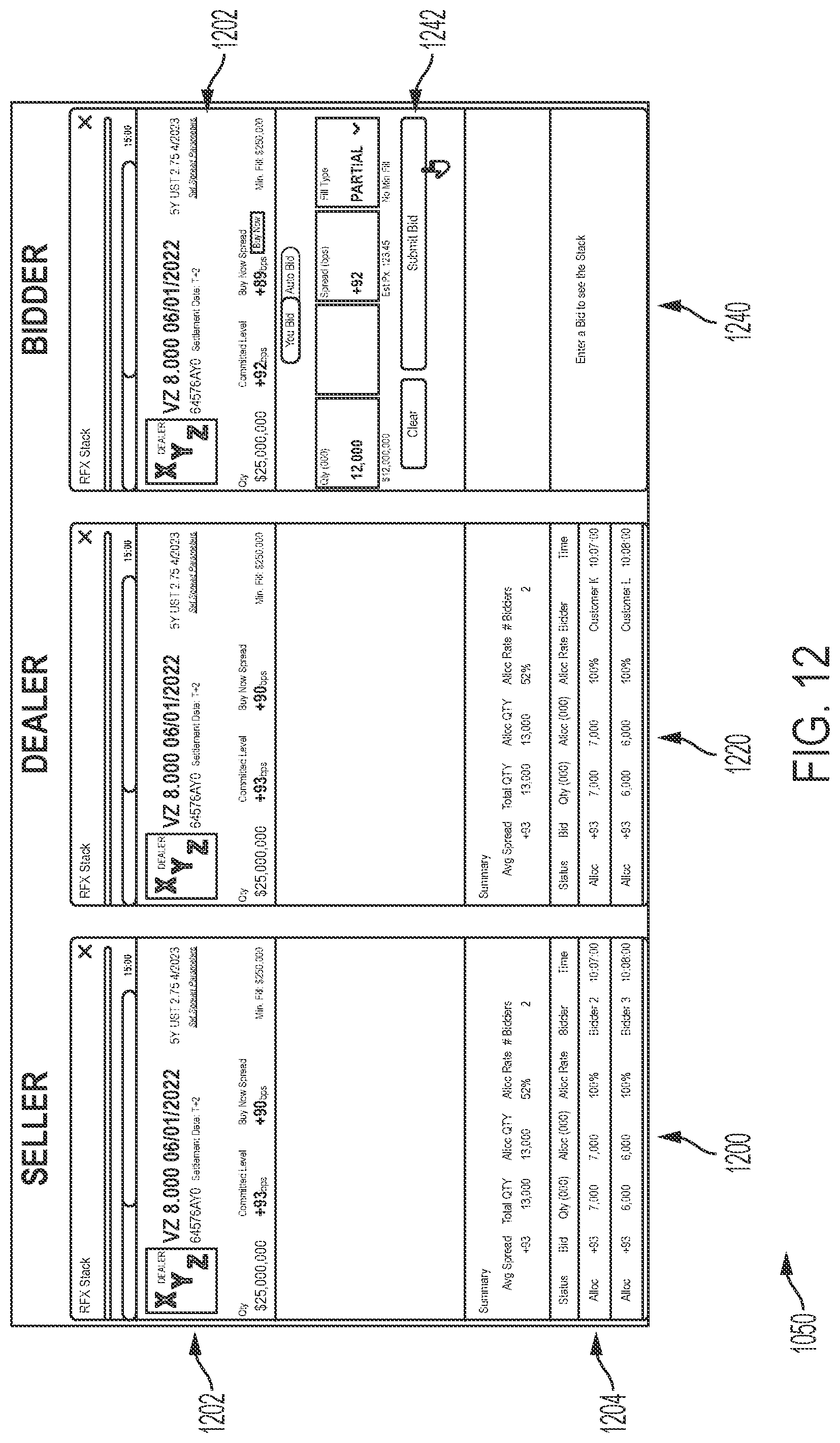 Patent US12106366 Figure 14 – Computer platforms configured to implement a specialized communication session protocol for electronic execution of electronic transactions and methods of use thereof