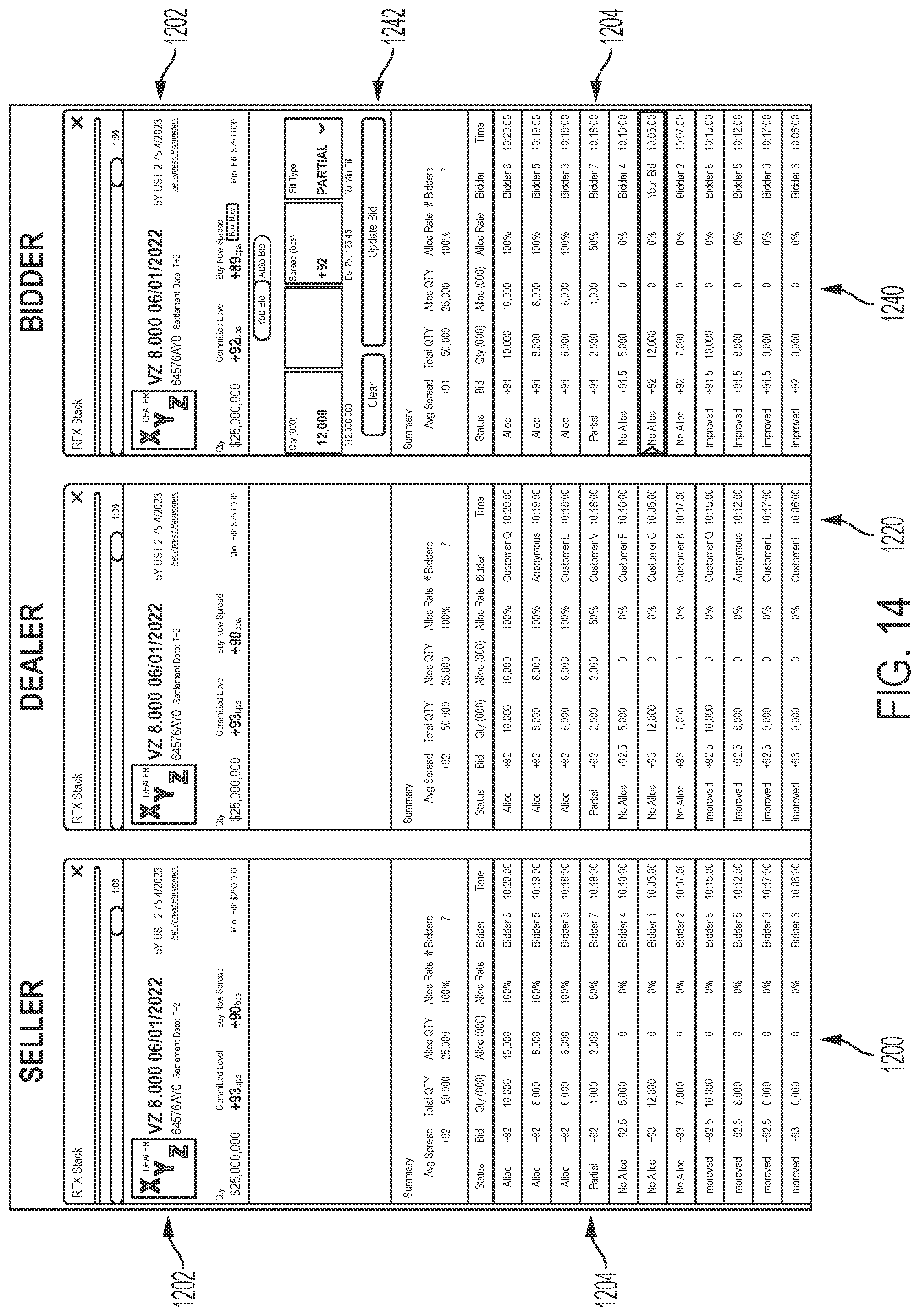 Patent US12106366 Figure 16 – Computer platforms configured to implement a specialized communication session protocol for electronic execution of electronic transactions and methods of use thereof