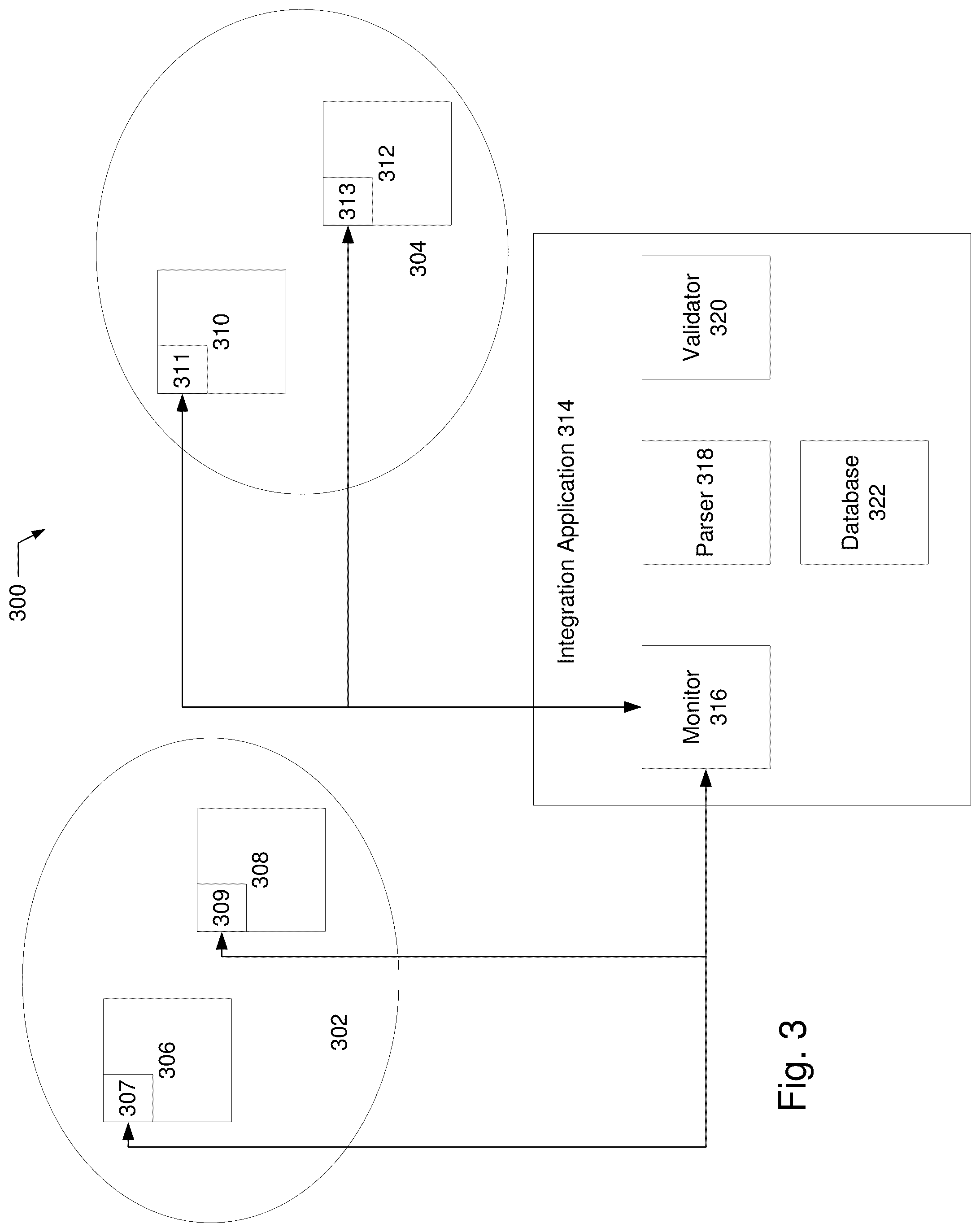 Patent US12106367 Figure 3 – Integration application utilizing a communications protocol