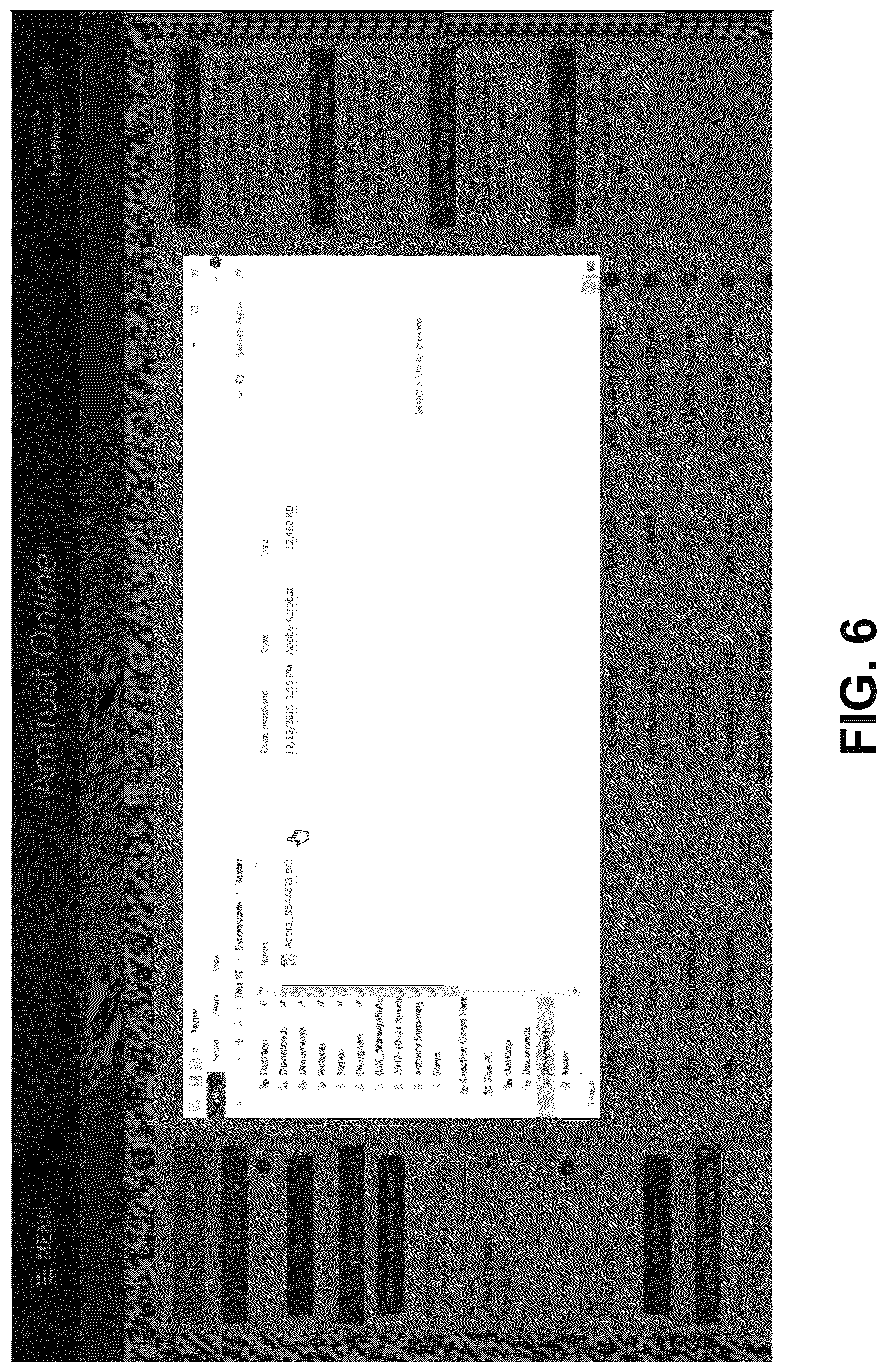 Patent US12106375 Figure 6 – Insurance optimal quote recognition