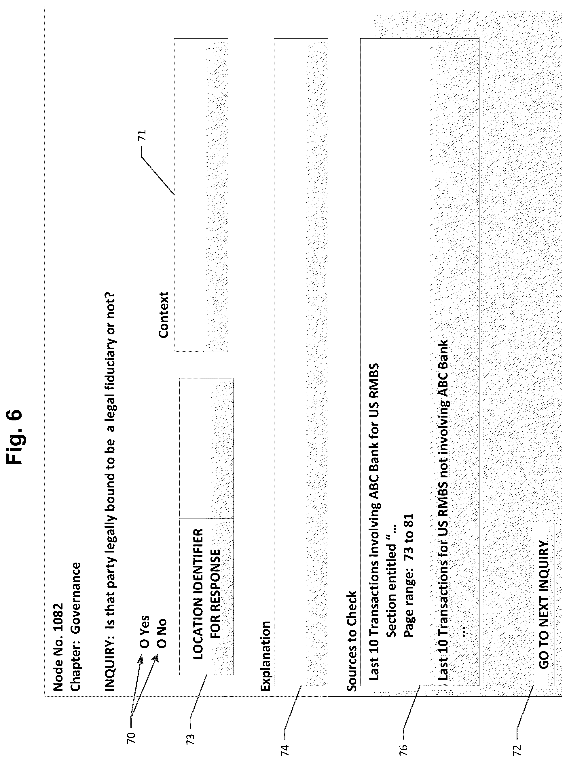 Patent US12106382 Figure 6 – Computer system and method for detecting, extracting, weighing, benchmarking, scoring, reporting and capitalizing on complex risks found in buy/sell transactional agreements, financing agreements and research documents