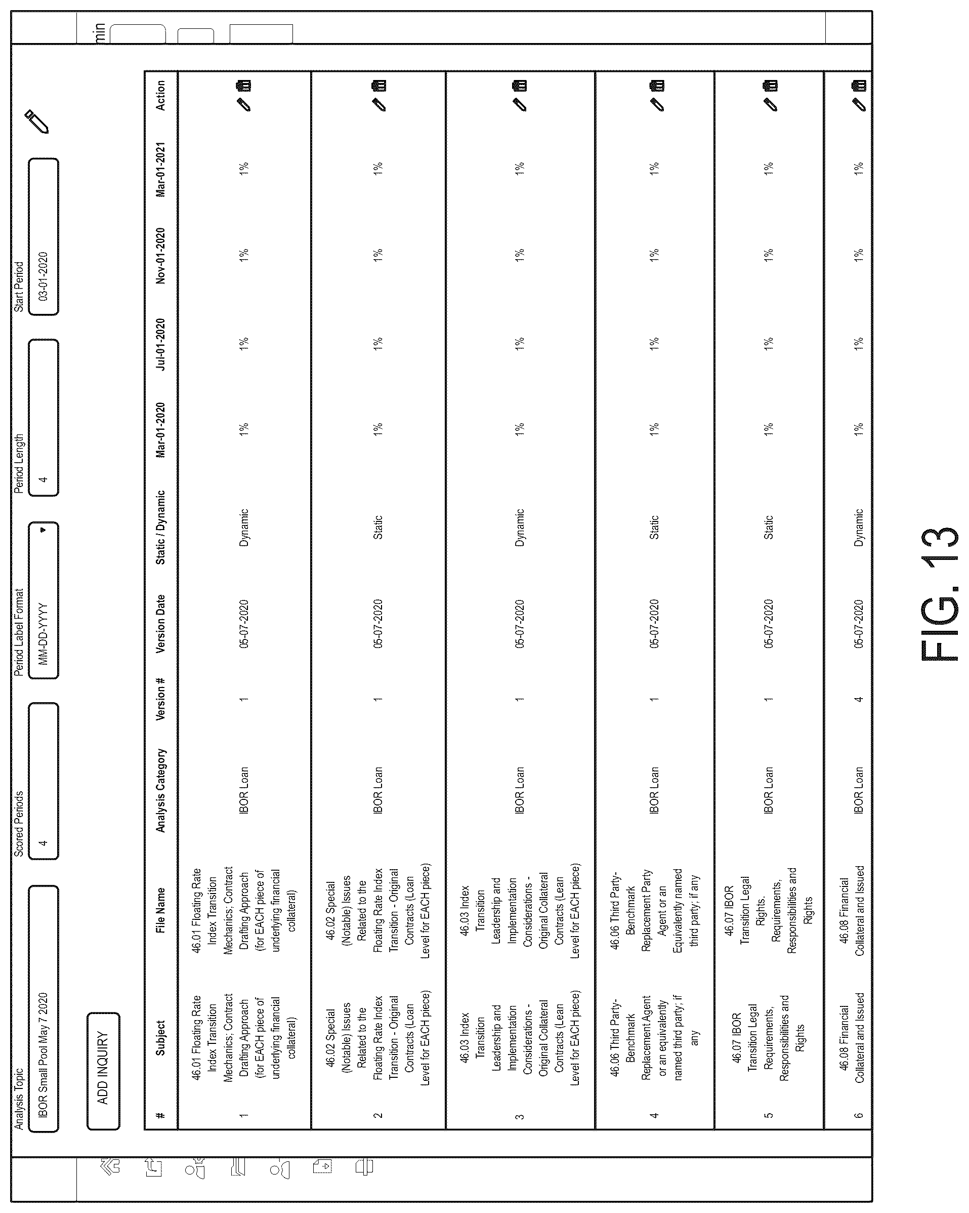 Patent US12106382 Figure 13 – Computer system and method for detecting, extracting, weighing, benchmarking, scoring, reporting and capitalizing on complex risks found in buy/sell transactional agreements, financing agreements and research documents