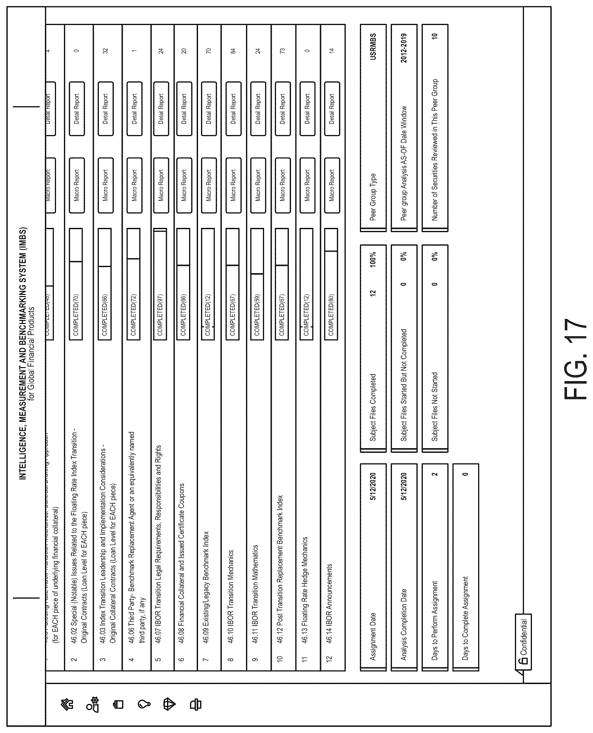 Patent US12106382 Figure 17 – Computer system and method for detecting, extracting, weighing, benchmarking, scoring, reporting and capitalizing on complex risks found in buy/sell transactional agreements, financing agreements and research documents
