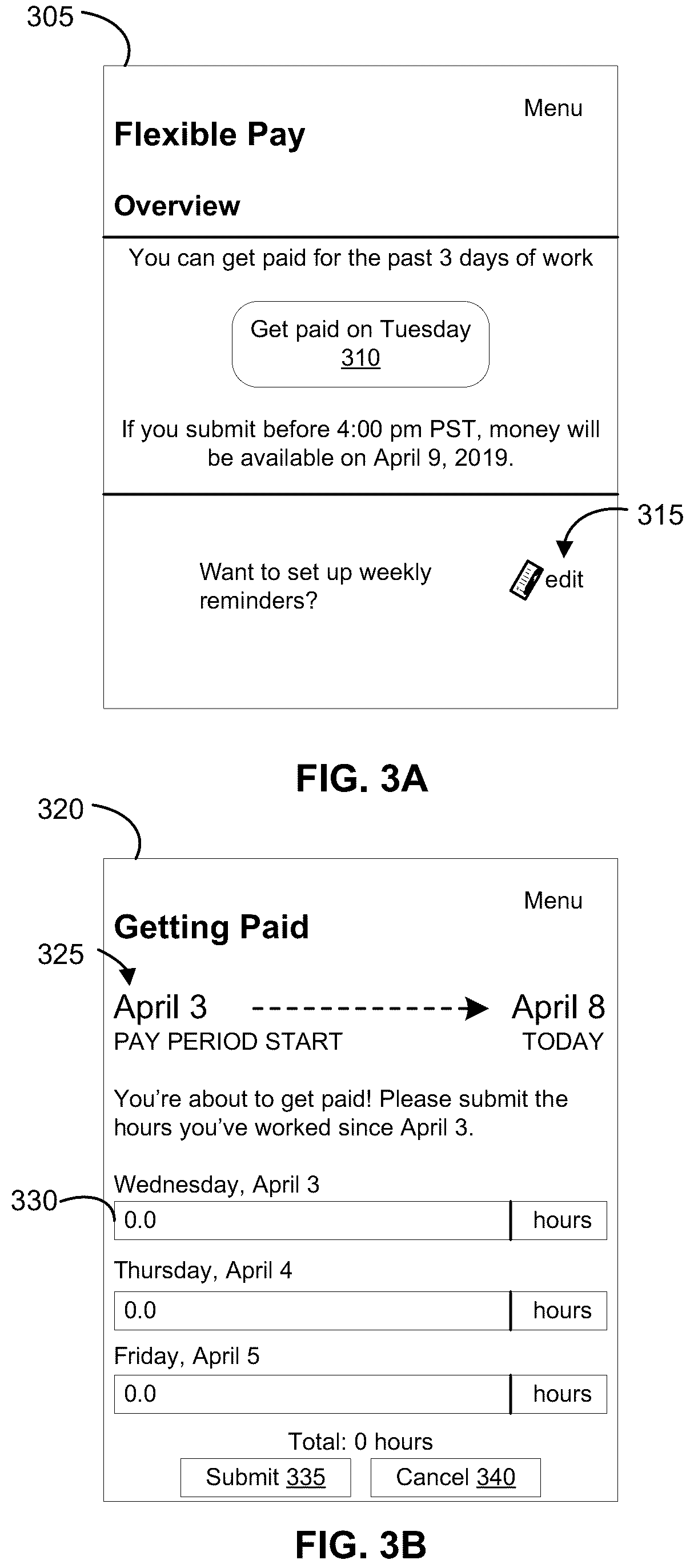 Patent US12106386 Figure 2 – Work tracking and advances in an employee database system