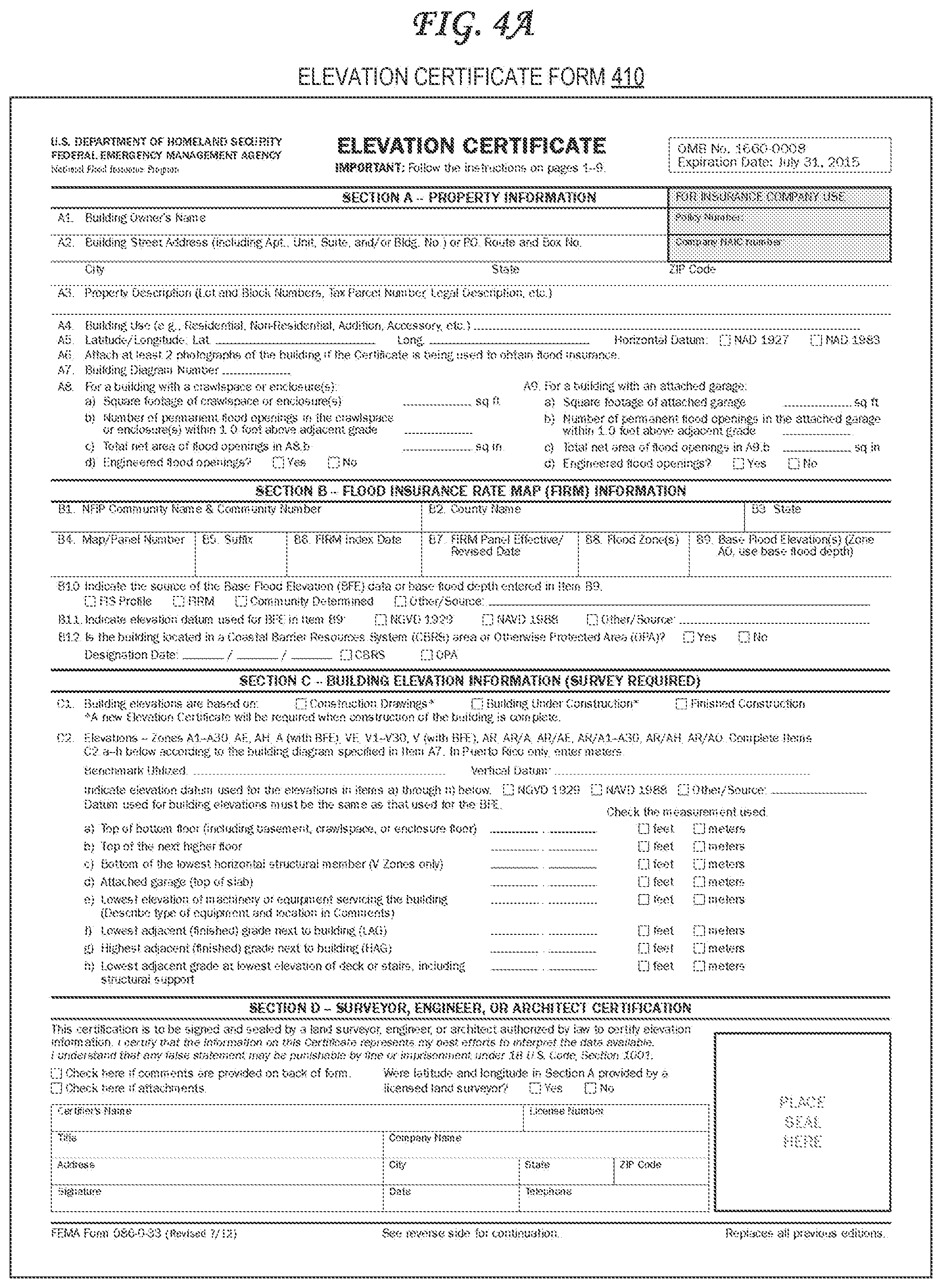 Patent US12106391 Figure 5 – Property measurement with automated document production