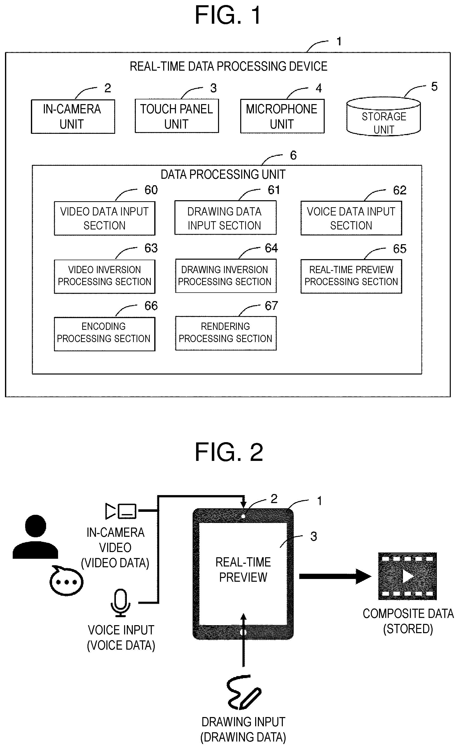 Patent US12106406 Figure 1 – Real-time data processing device