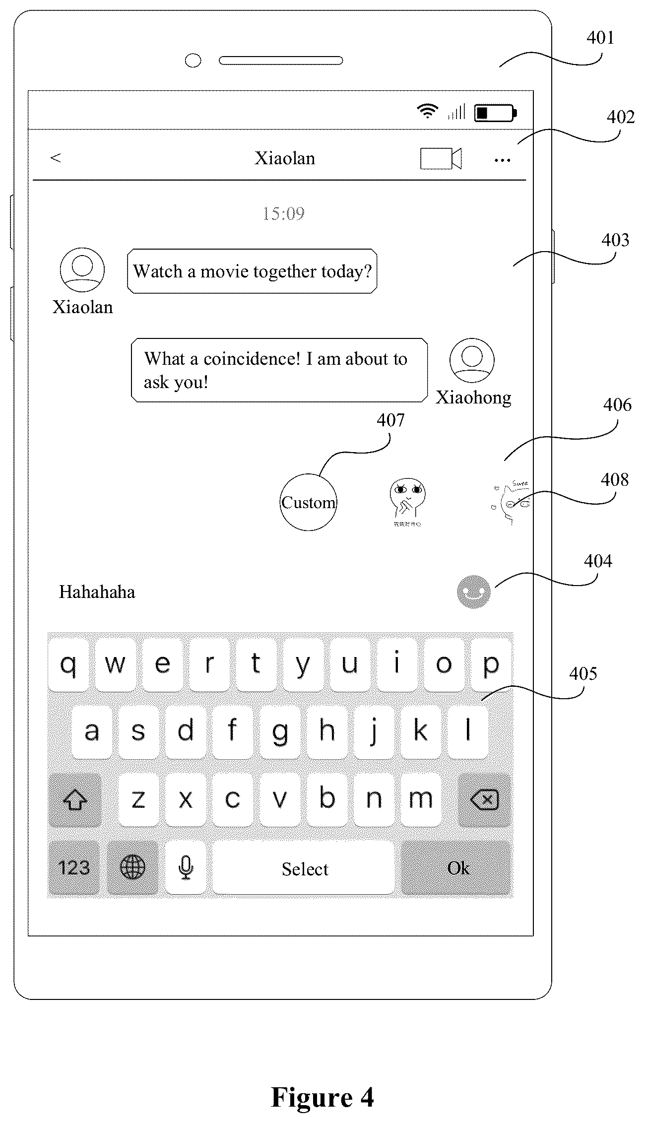 Patent US12106410 Figure 3 – Customizing emojis for users in chat applications