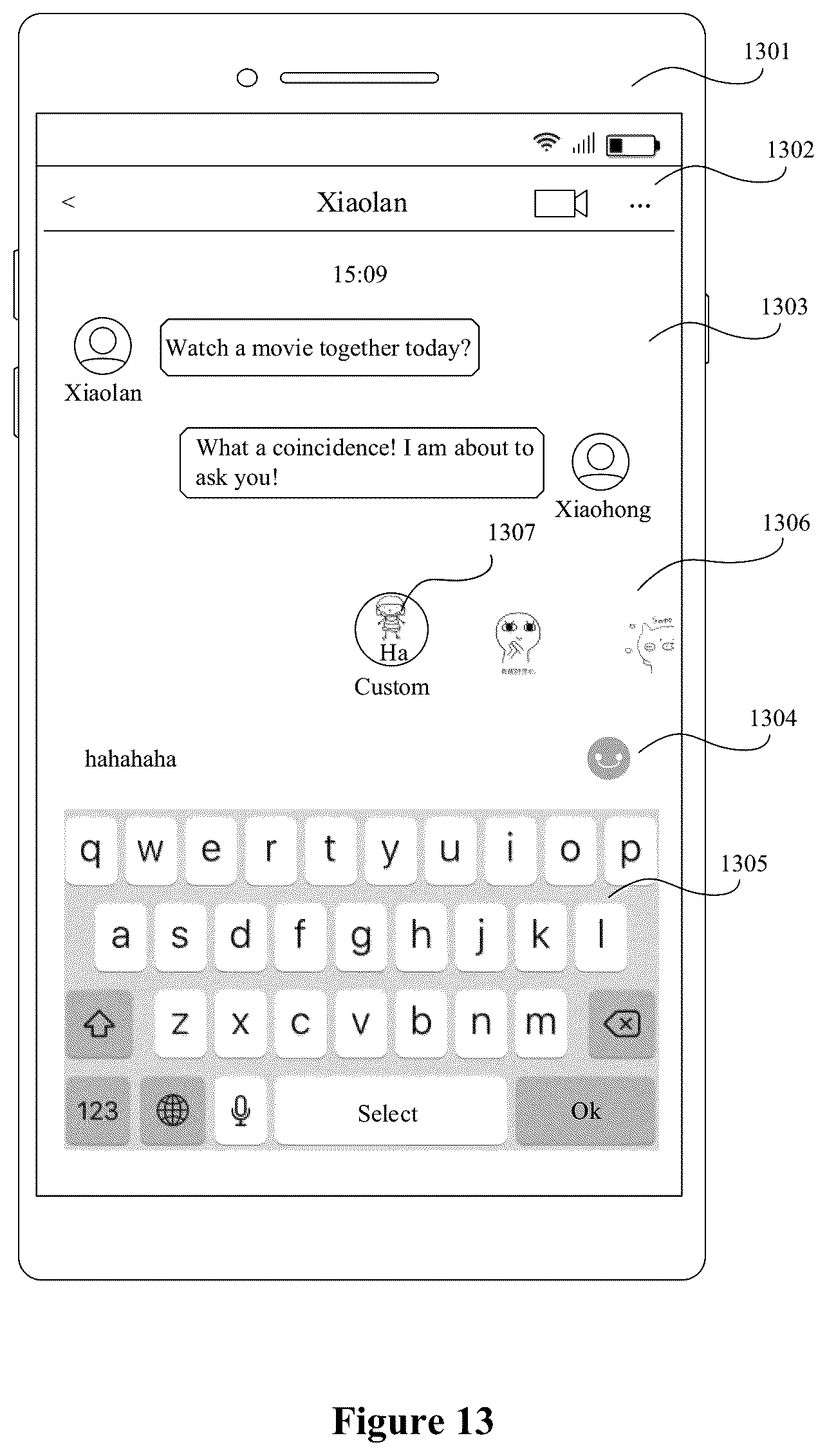 Patent US12106410 Figure 12 – Customizing emojis for users in chat applications