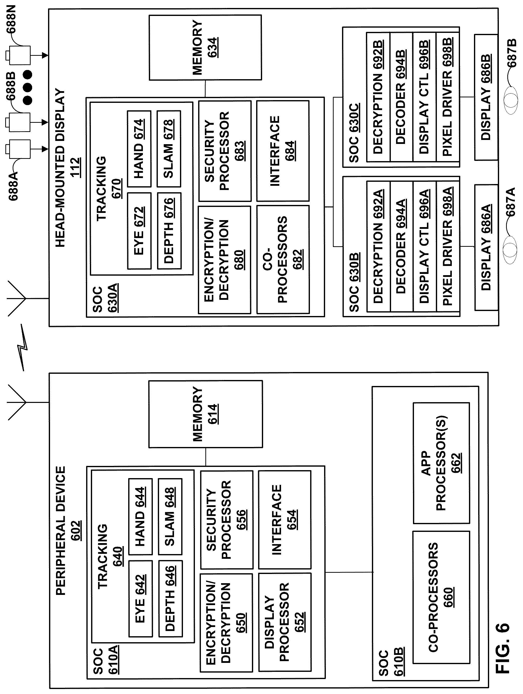 Patent US12106416 Figure 8 – Artificial reality system architecture for concurrent application execution and collaborative 3D scene rendering