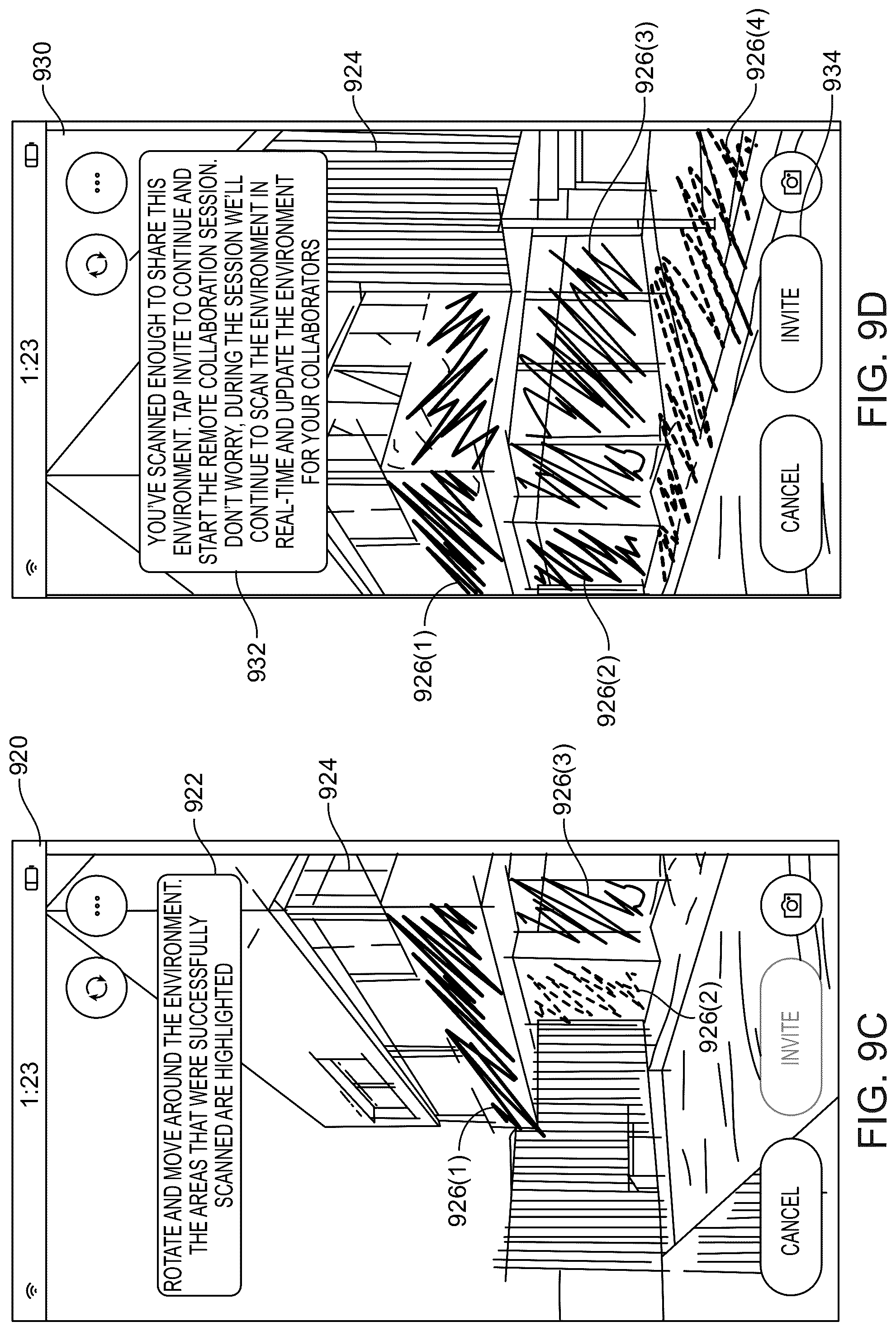 Patent US12106419 Figure 14 – Live updates in a networked remote collaboration session