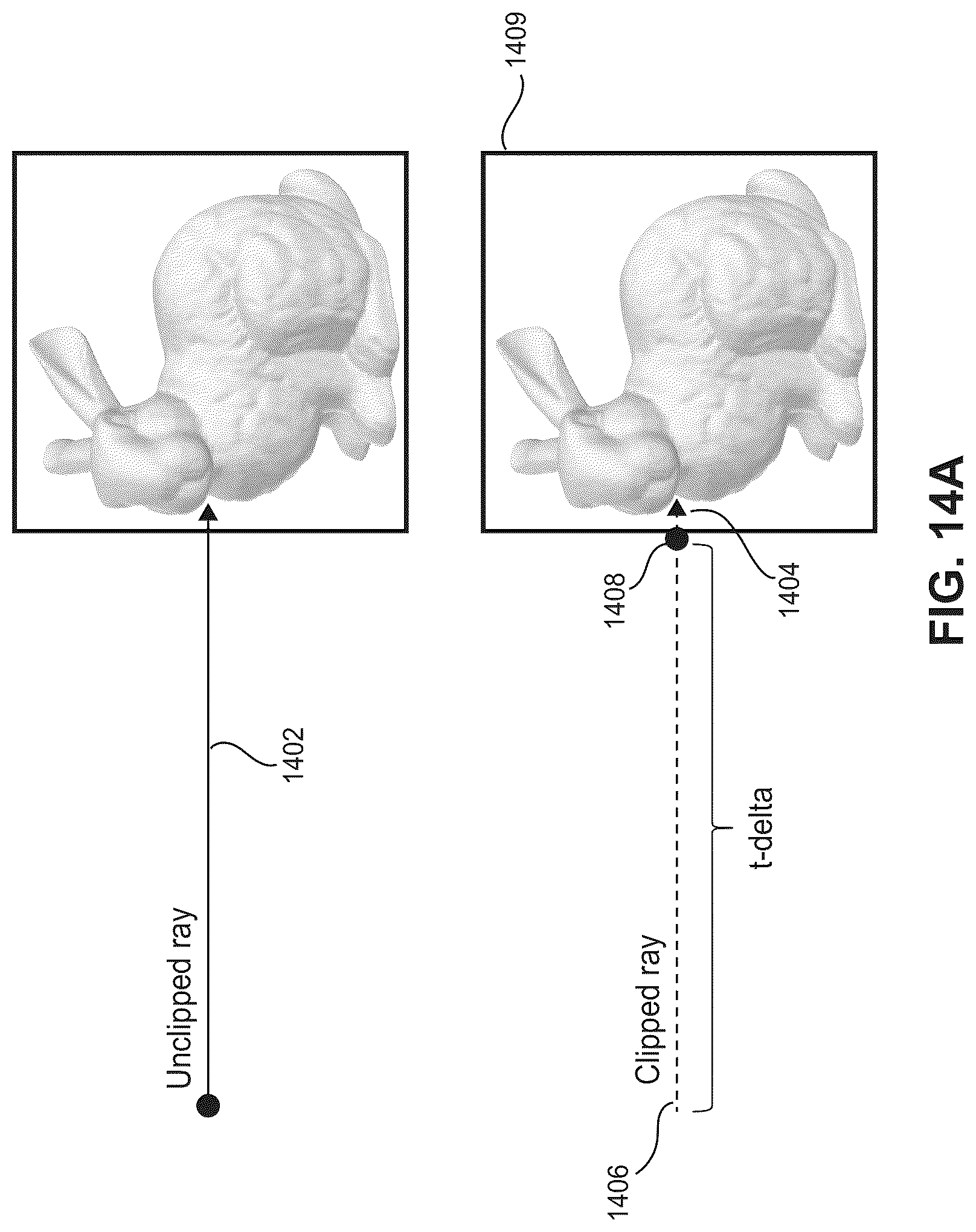 Patent US12106423 Figure 20 – Reducing false positive ray traversal using ray clipping