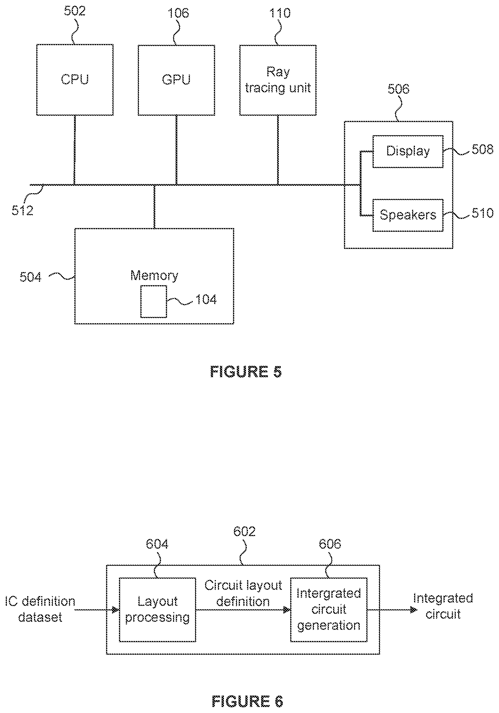 Patent US12106424 Figure 5 – Dedicated ray memory for ray tracing in graphics systems