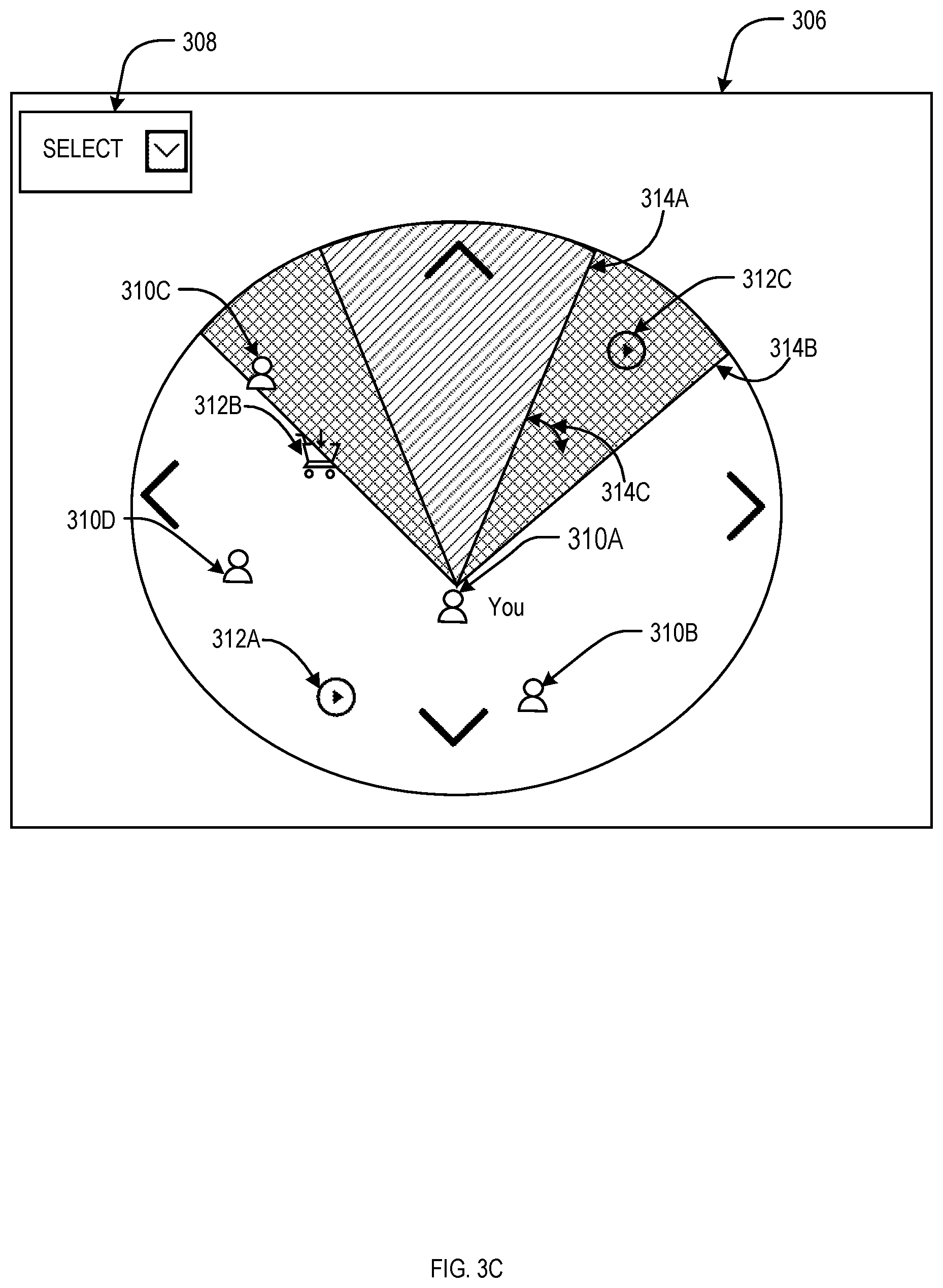 Patent US12106425 Figure 5 – Method and processing unit for monitoring viewing parameters of users in an immersive environment