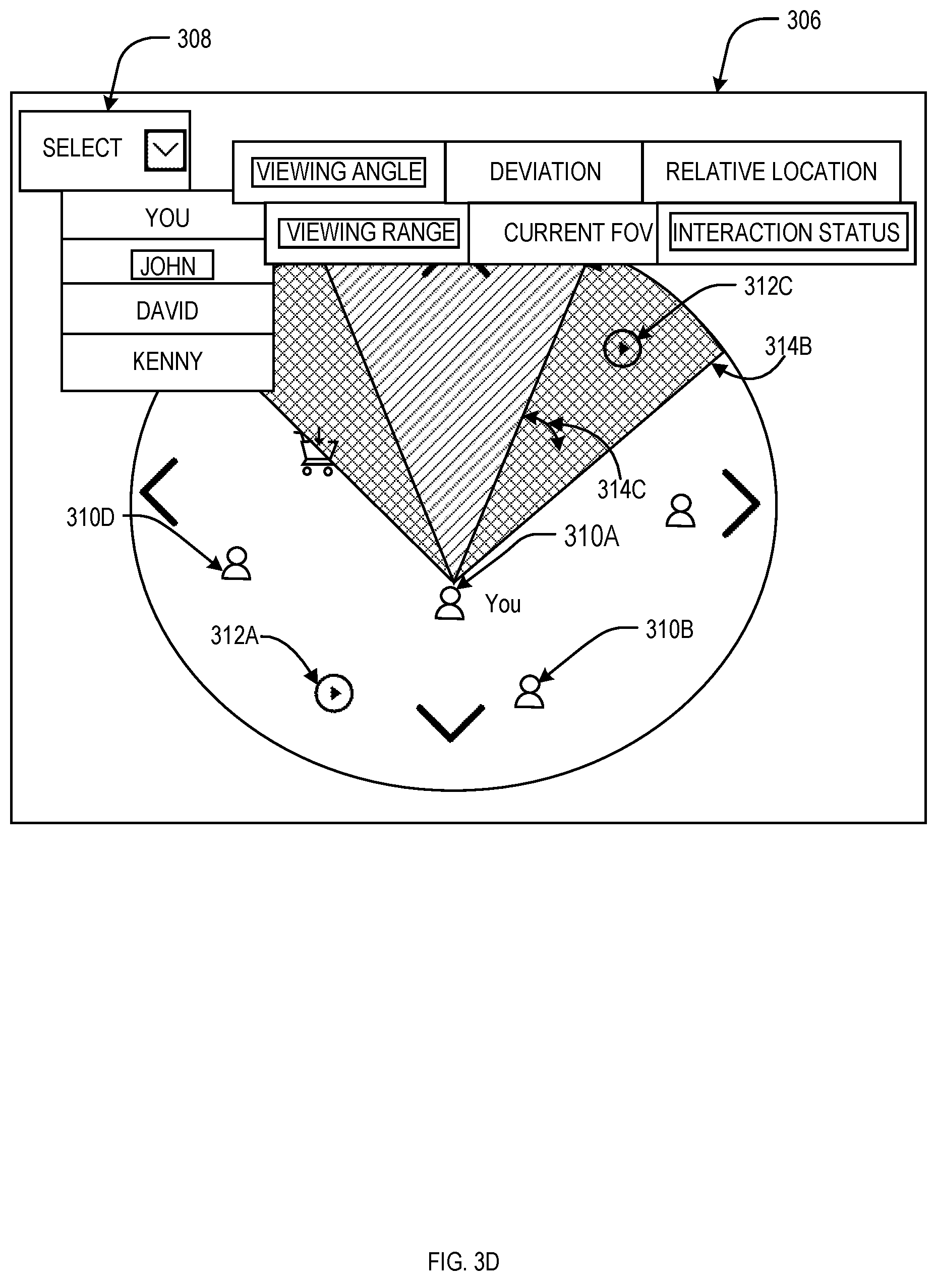 Patent US12106425 Figure 6 – Method and processing unit for monitoring viewing parameters of users in an immersive environment