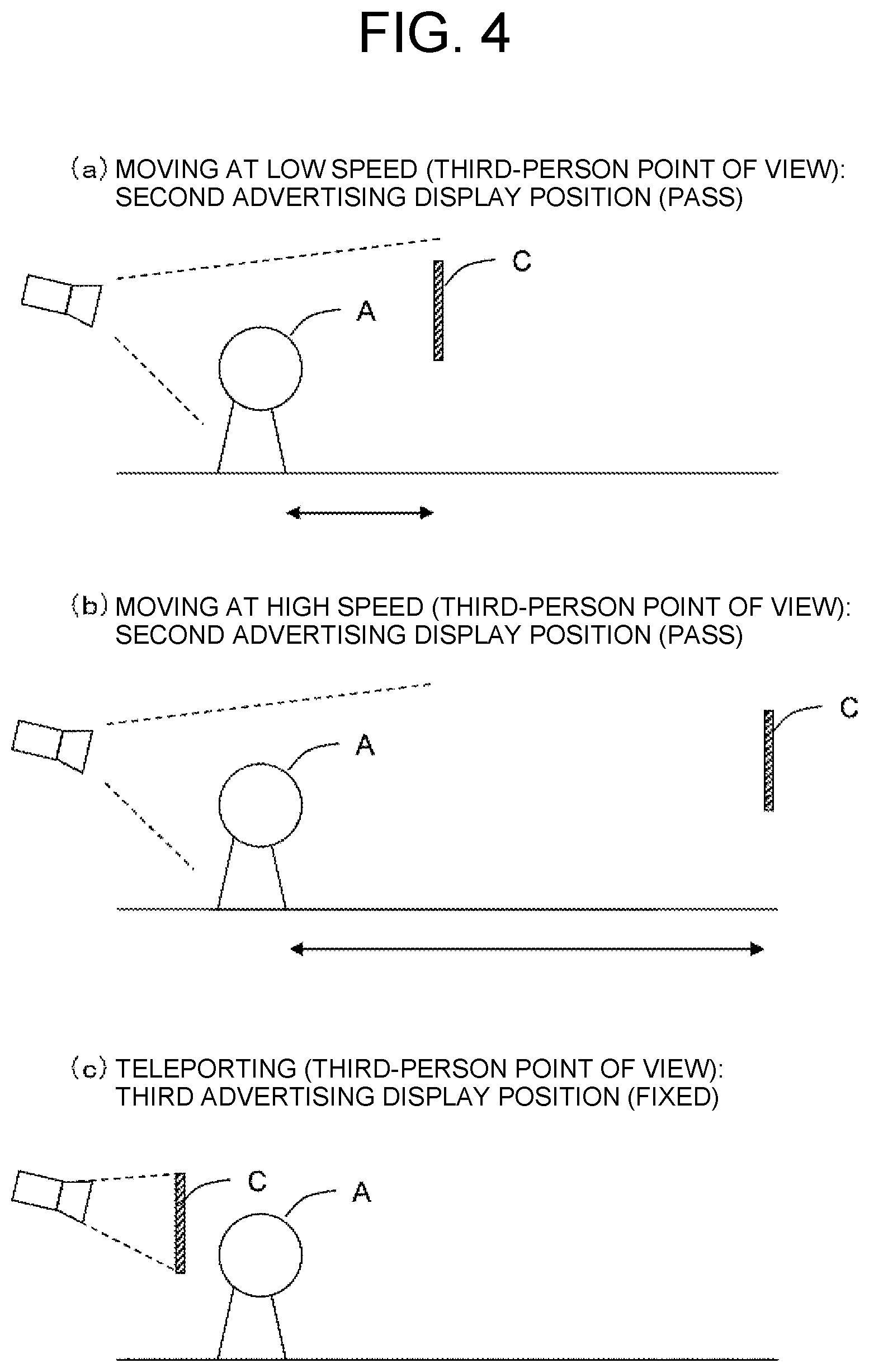 Patent US12106426 Figure 4 – Advertisement display system
