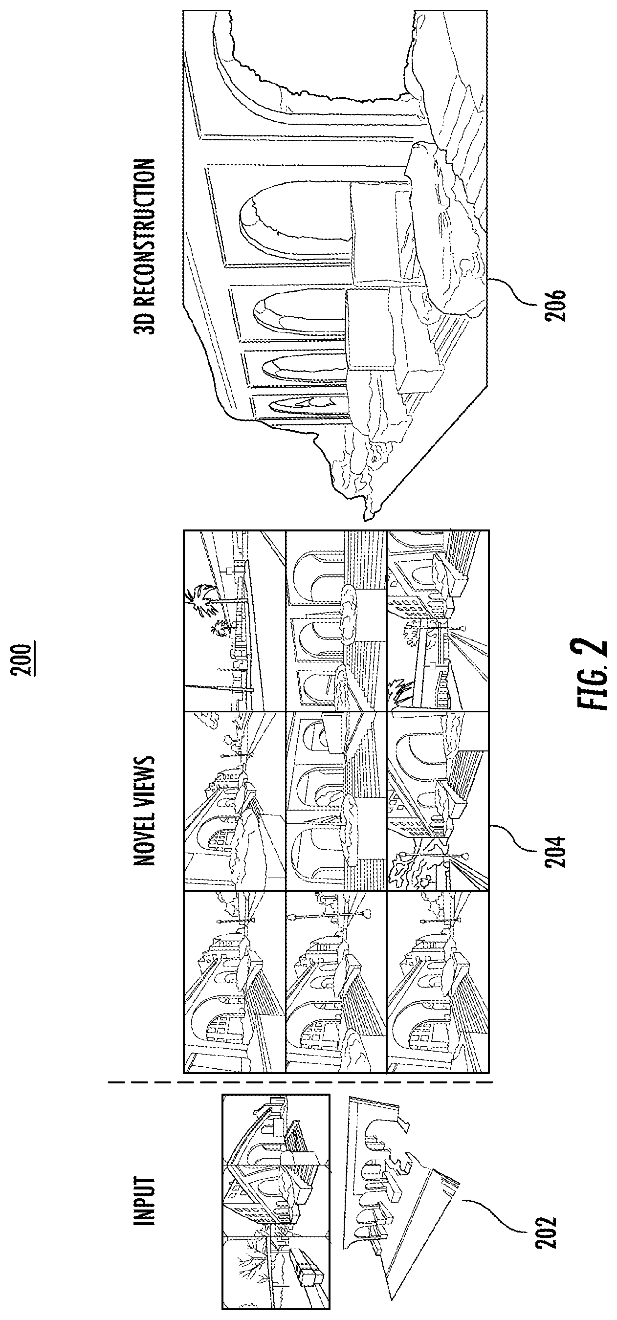 Patent US12106428 Figure 4 – Radiance fields for three-dimensional reconstruction and novel view synthesis in large-scale environments