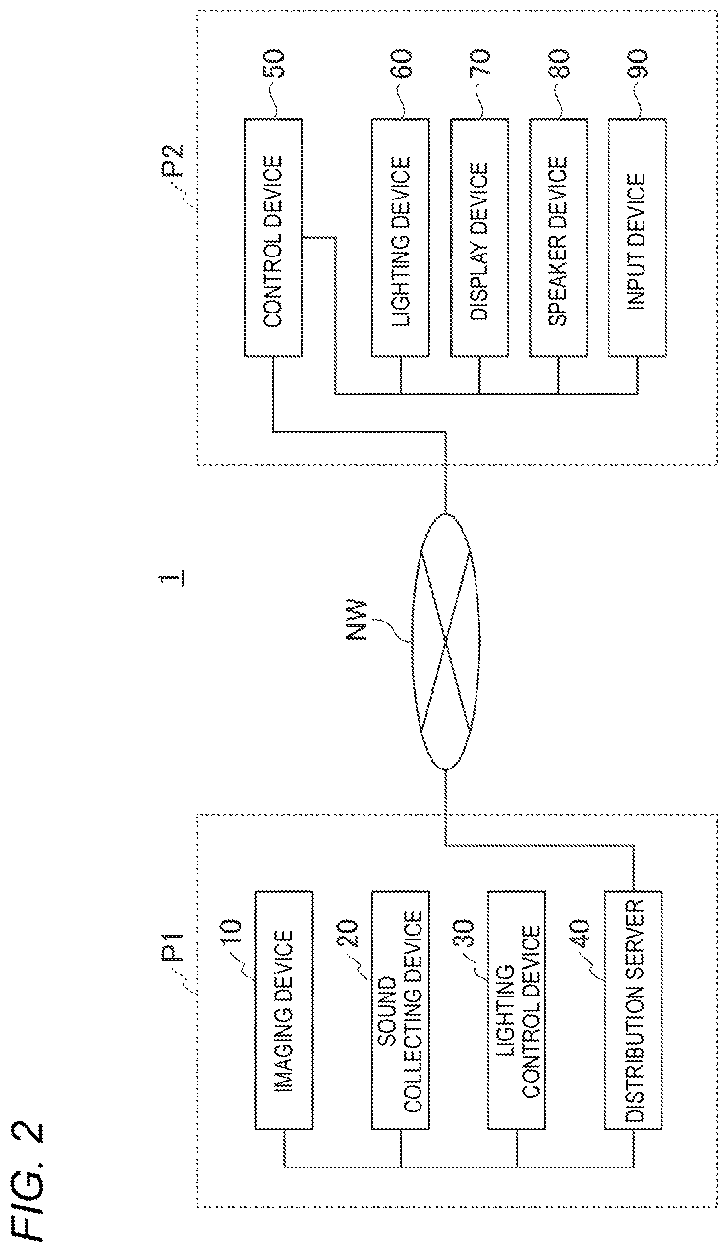 Patent US12106429 Figure 2 – Image display system and display control method for controlling a virtual lighting device in a virtual space