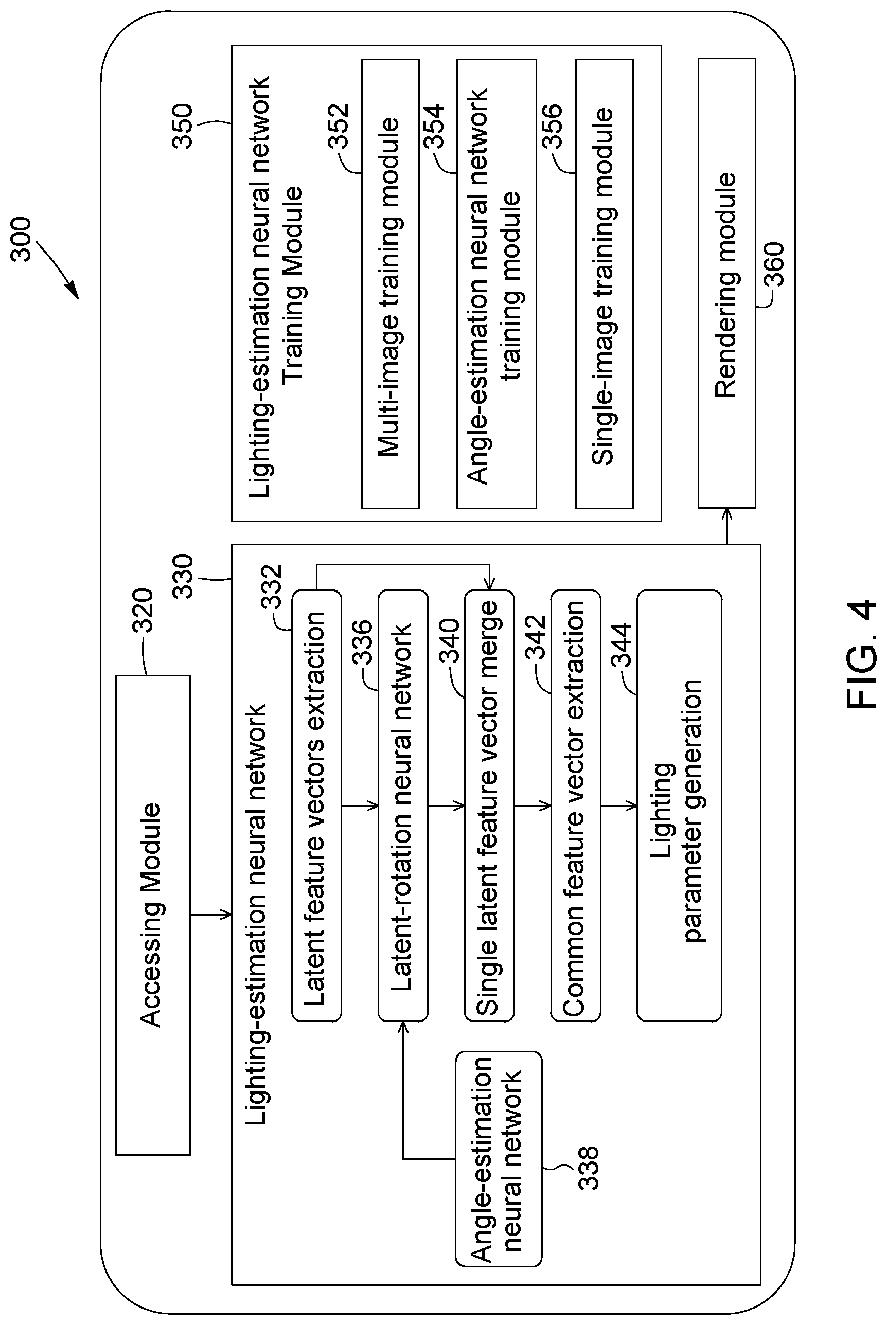 Patent US12106430 Figure 4 – Method and system for dynamically estimating light-source parameters from multiple images