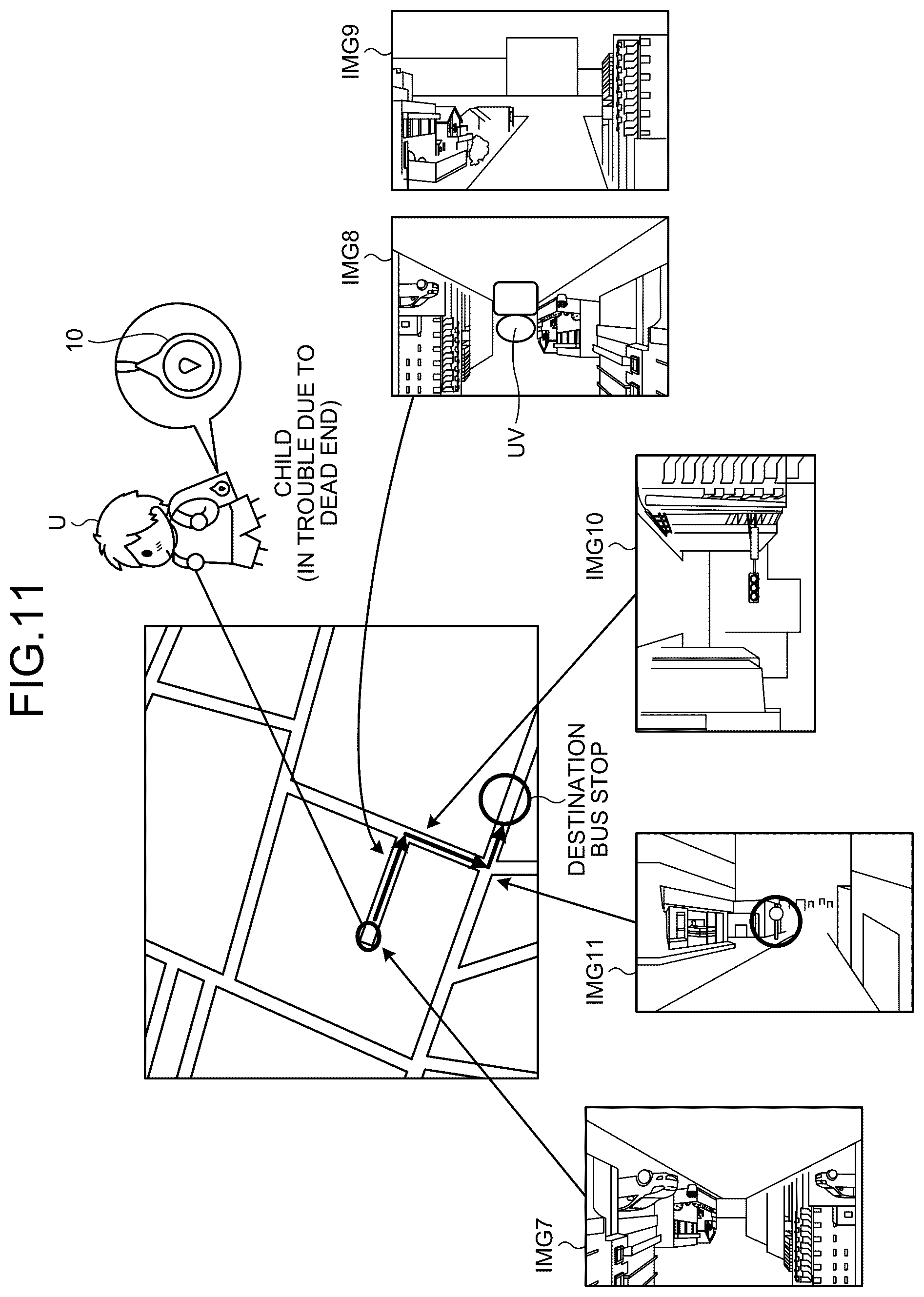 Patent US12106439 Figure 9 – Device and associated methodology for suppressing interaction delay of interacting with a field of view of a mobile terminal on a different display