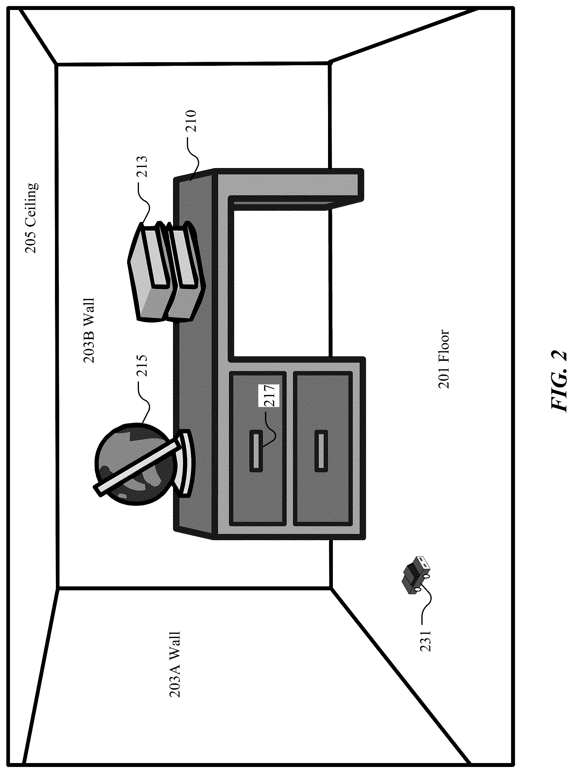 Patent US12106440 Figure 3 – Environment model with surfaces and per-surface volumes