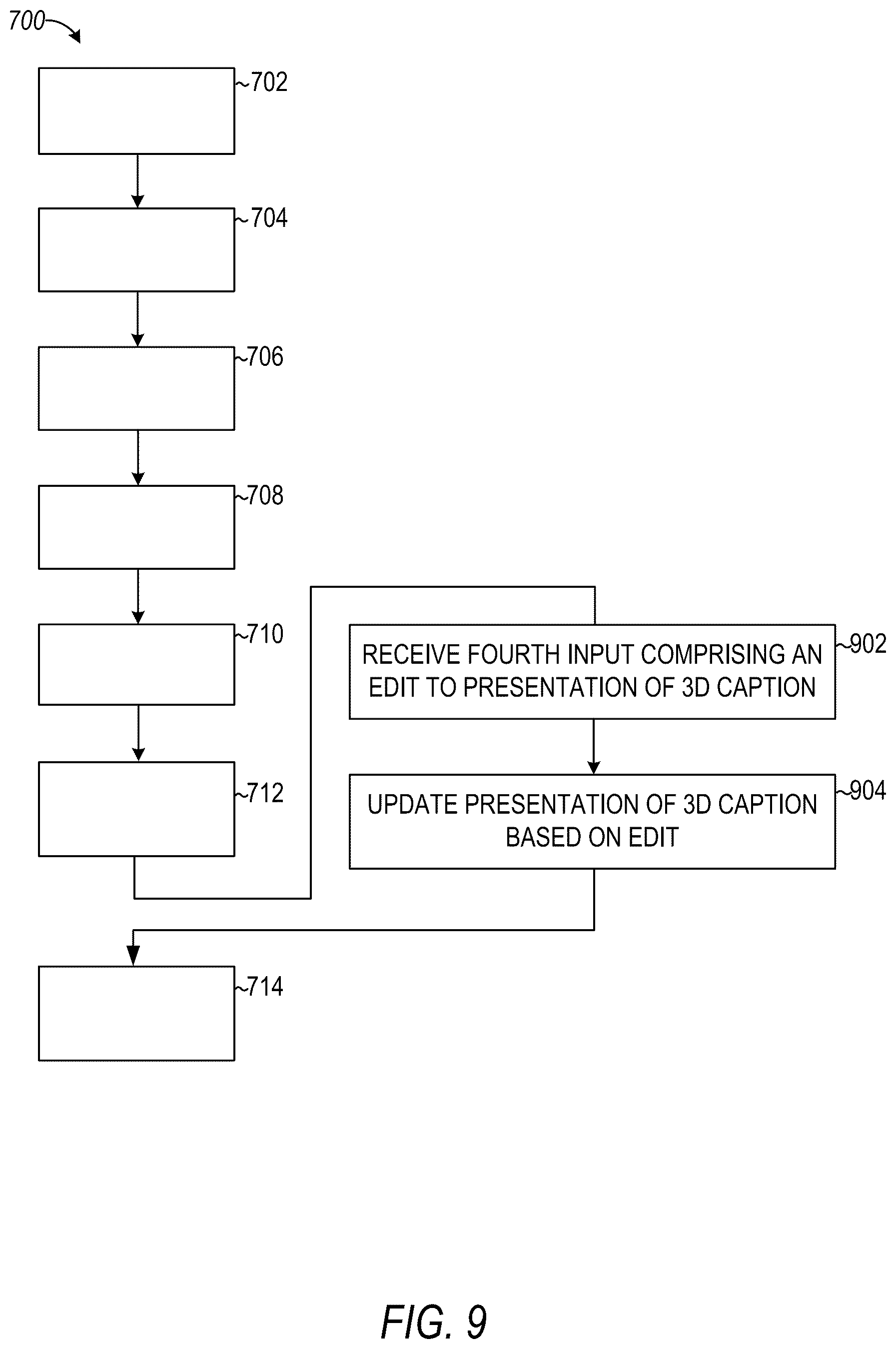 Patent US12106441 Figure 9 – Rendering 3D captions within real-world environments